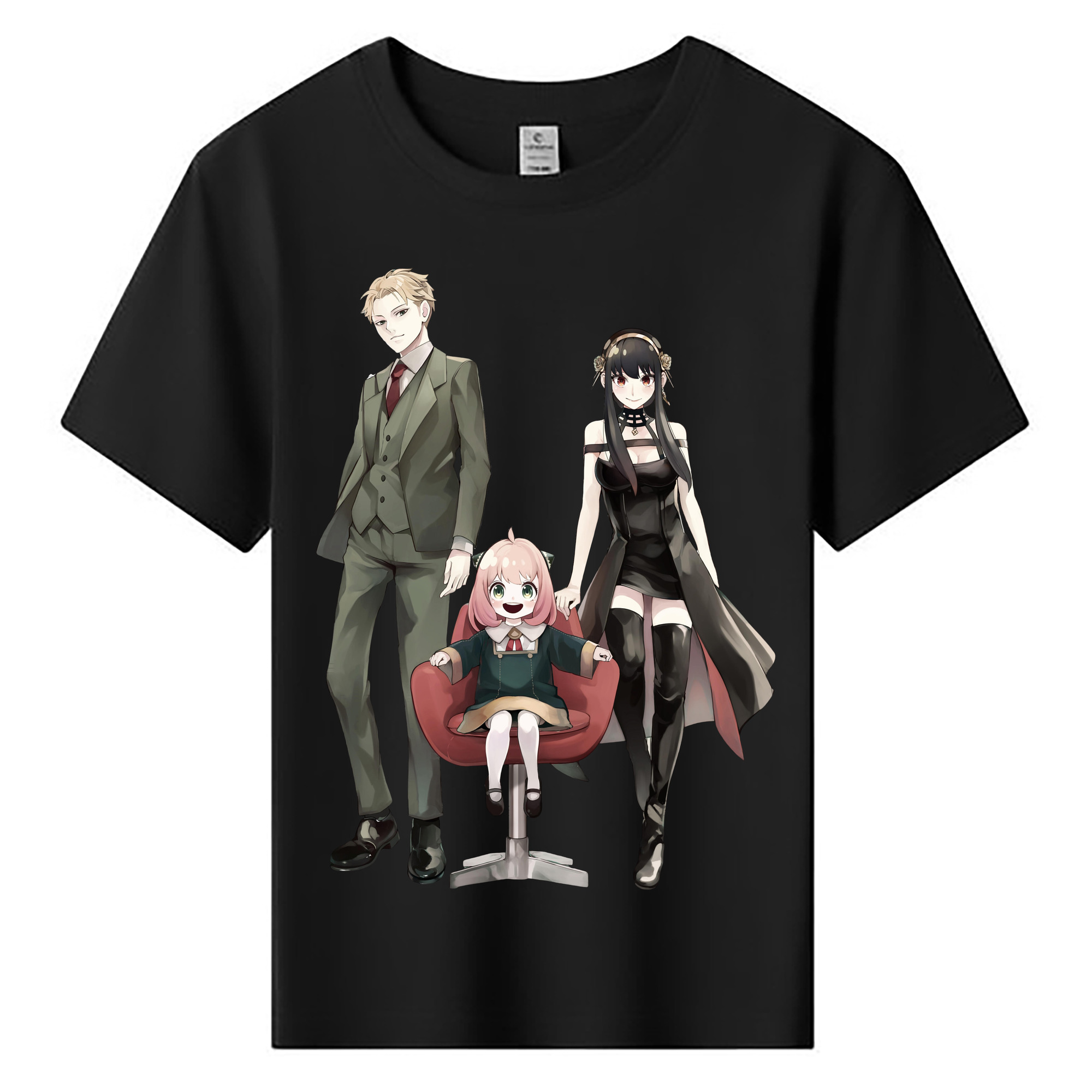 （画像用） SPY×FAMILY间谍家家酒 綿100％キッズTシャツ（フロントプリント）
