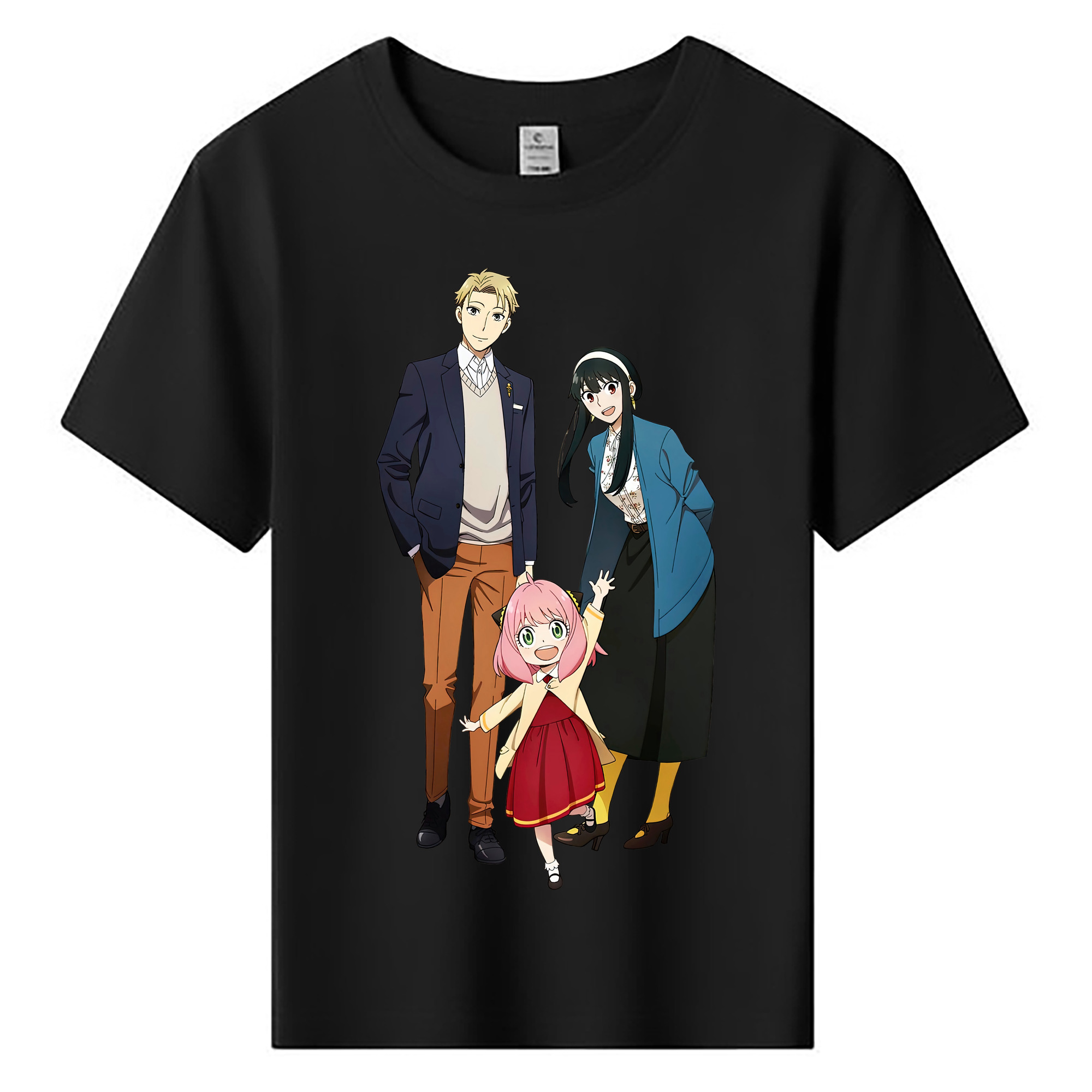 （画像用） SPY×FAMILY间谍家家酒 綿100％キッズTシャツ（フロントプリント）