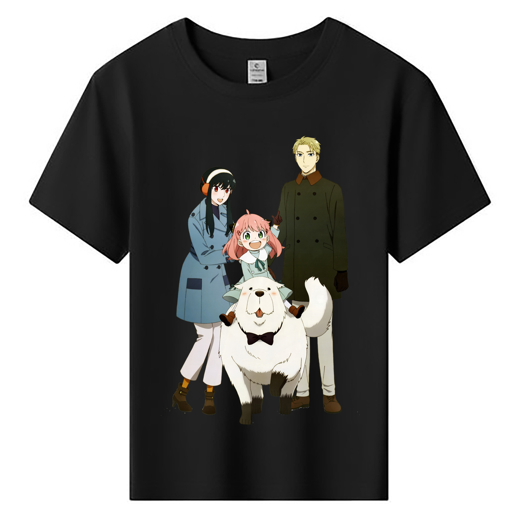 （画像用） SPY×FAMILY间谍家家酒 綿100％キッズTシャツ（フロントプリント）