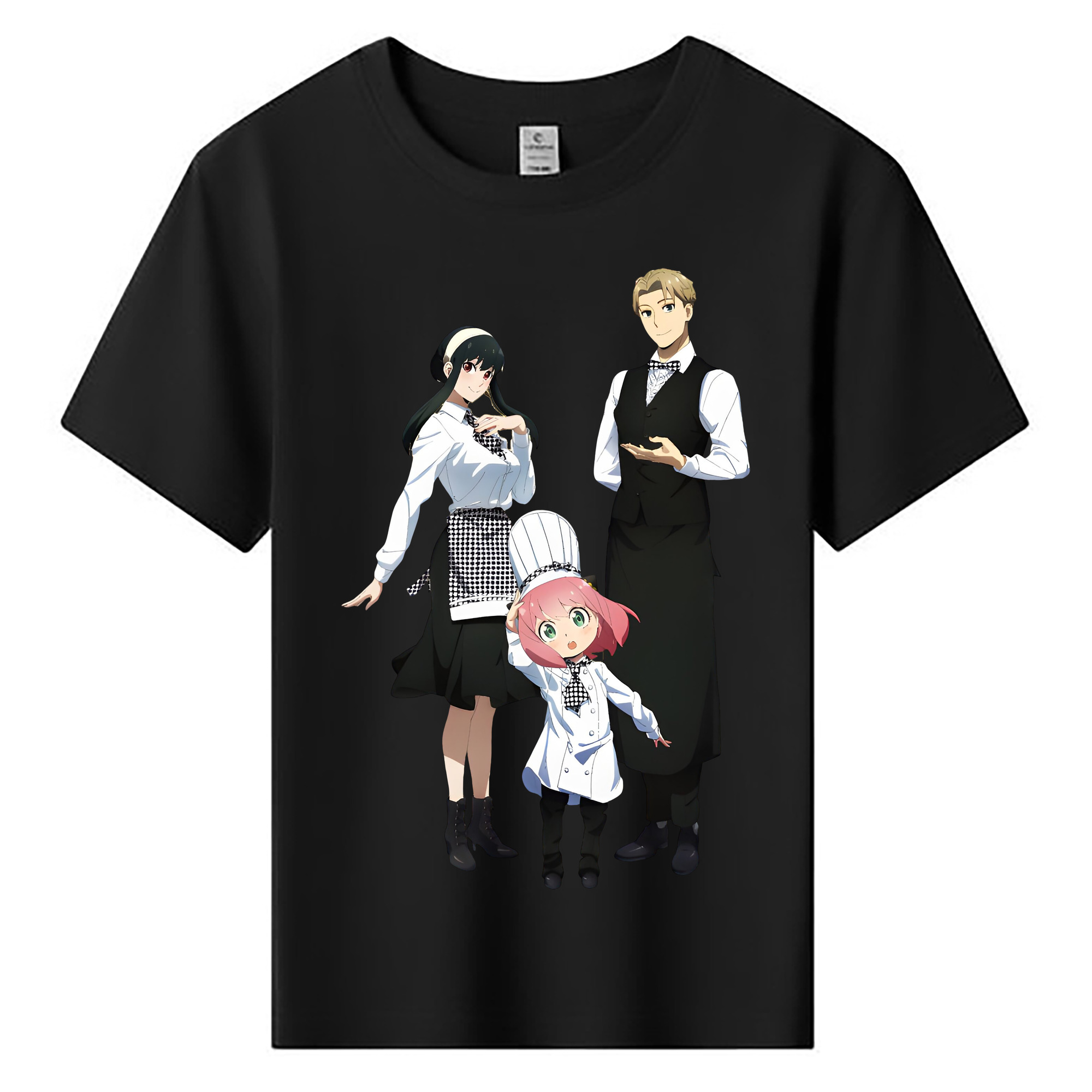 （画像用） SPY×FAMILY间谍家家酒 綿100％キッズTシャツ（フロントプリント）