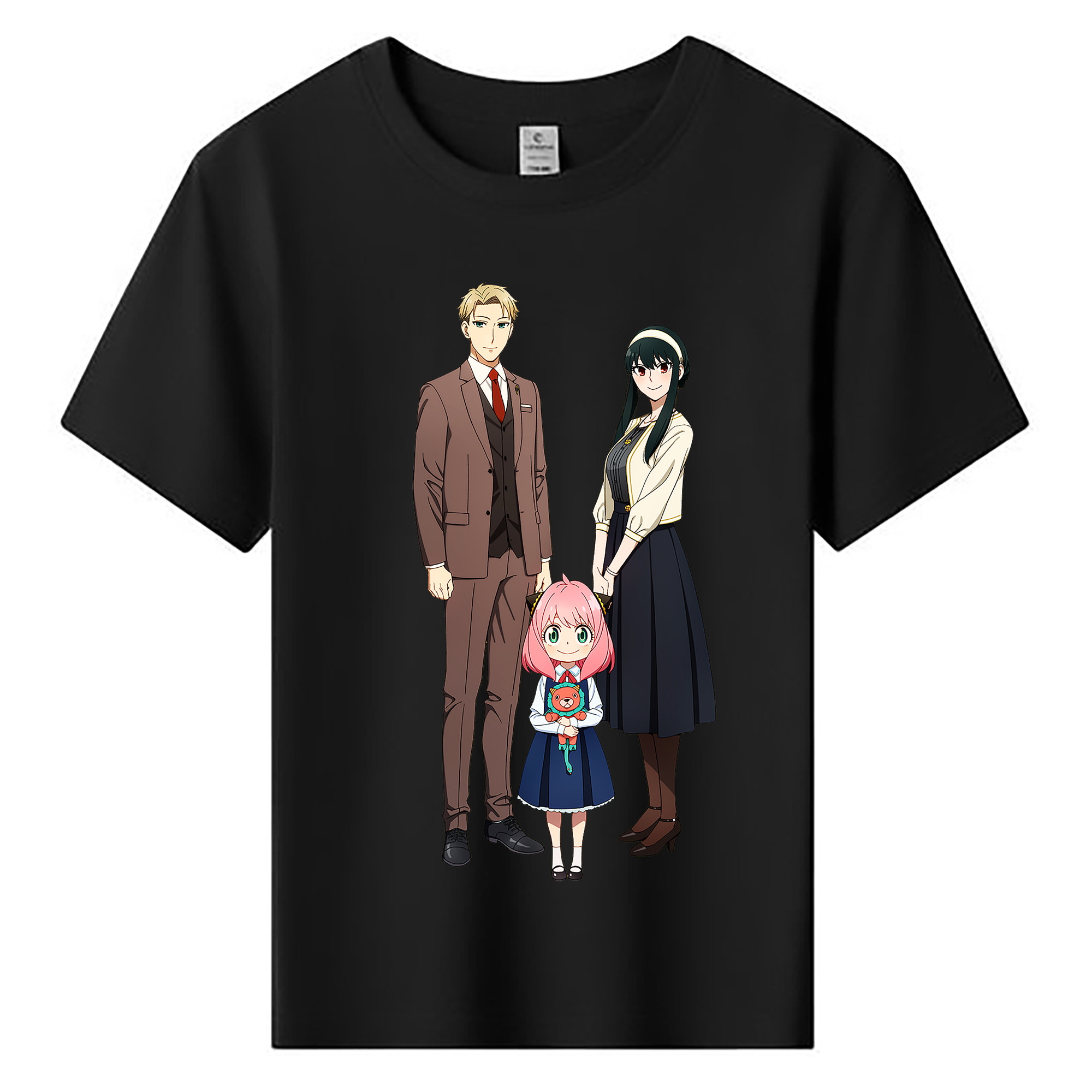 （画像用） SPY×FAMILY间谍家家酒 綿100％キッズTシャツ（フロントプリント）
