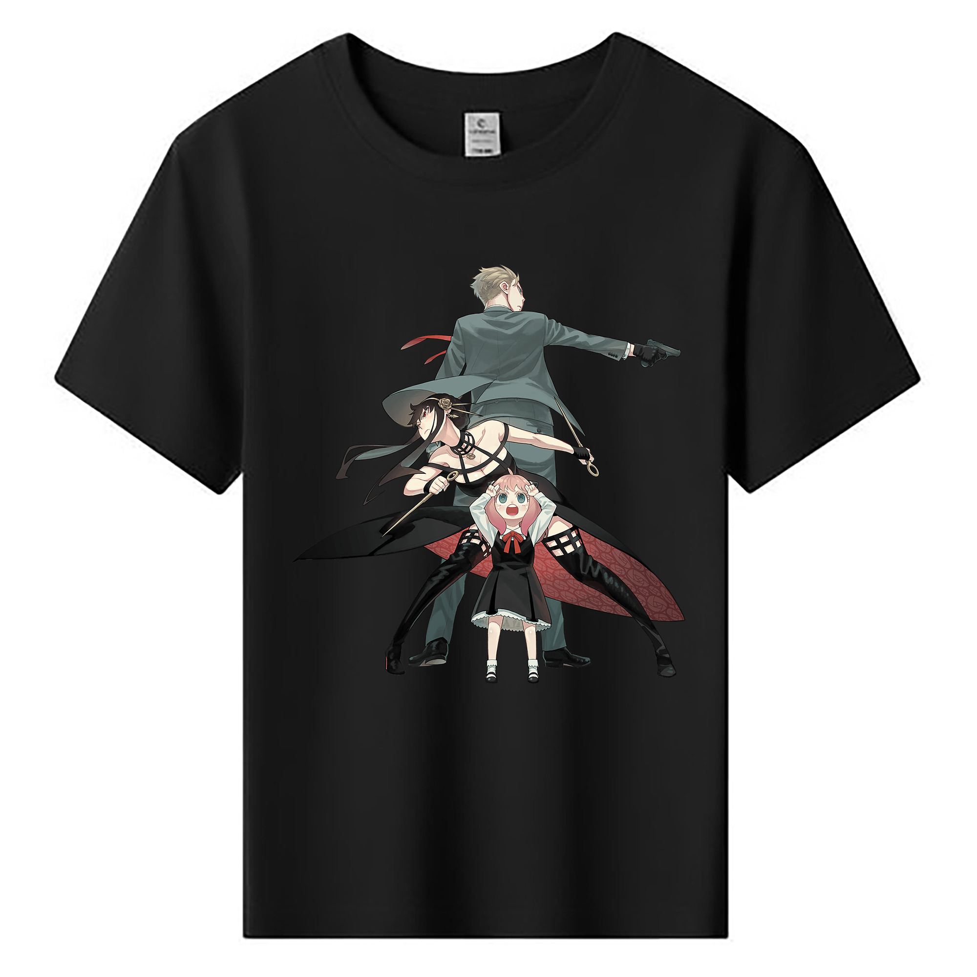 （画像用） SPY×FAMILY间谍家家酒 綿100％キッズTシャツ（フロントプリント）