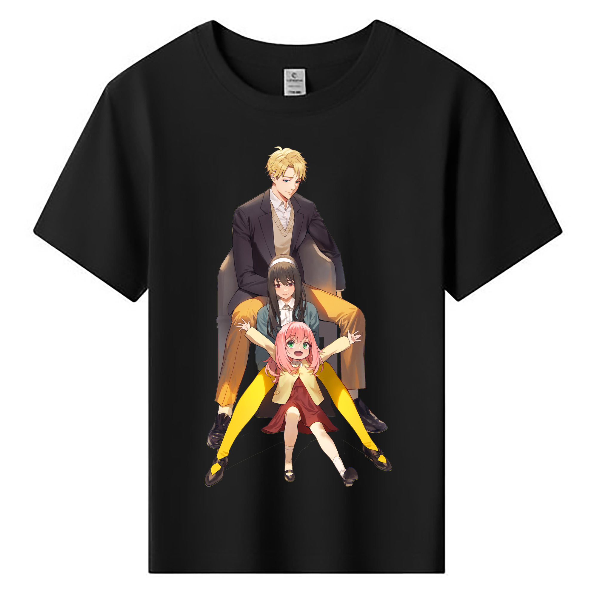 （画像用） SPY×FAMILY间谍家家酒 綿100％キッズTシャツ（フロントプリント）