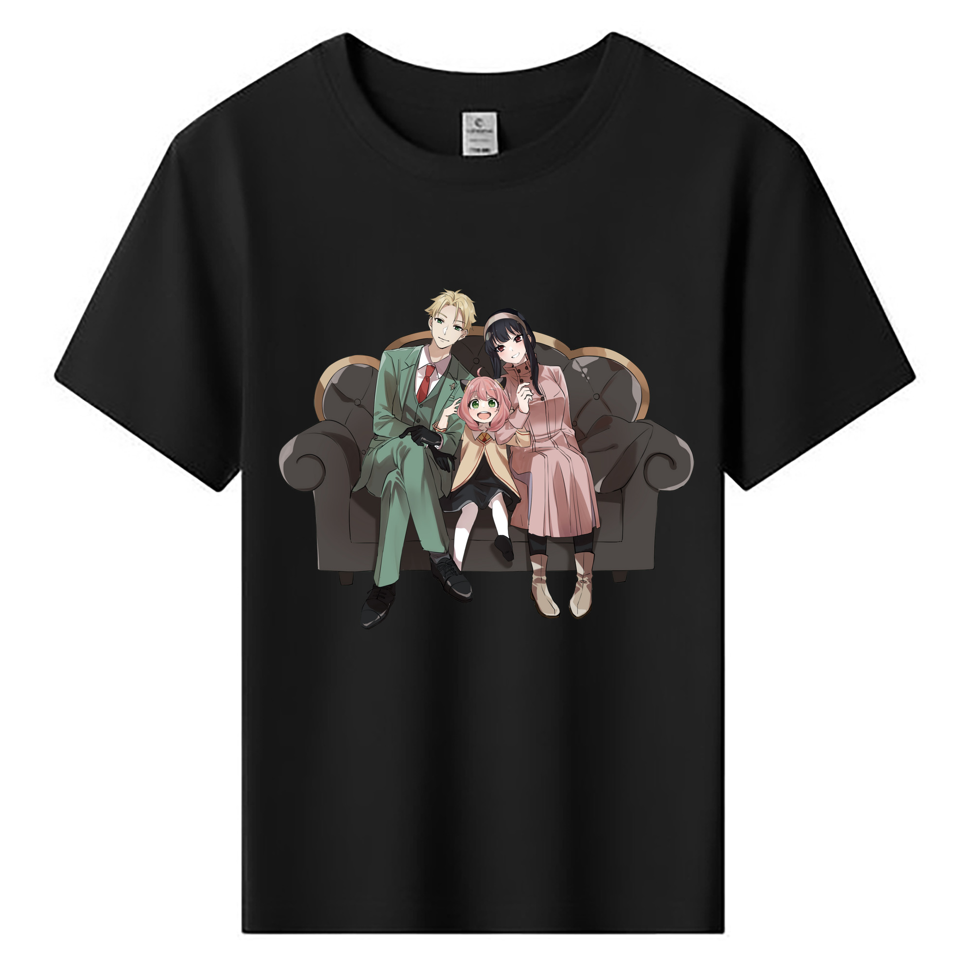 （画像用） SPY×FAMILY间谍家家酒 綿100％キッズTシャツ（フロントプリント）