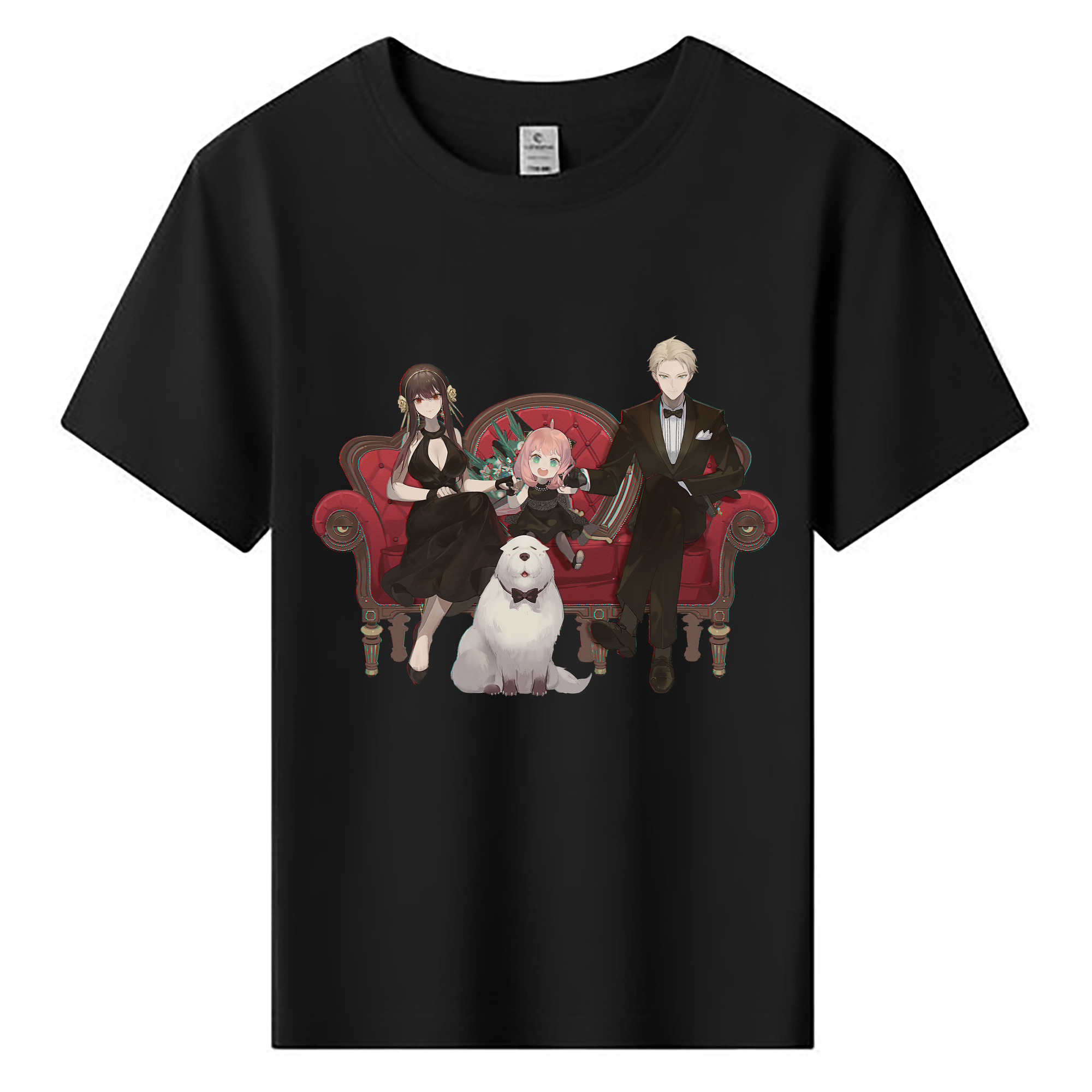 （画像用） SPY×FAMILY间谍家家酒 綿100％キッズTシャツ（フロントプリント）