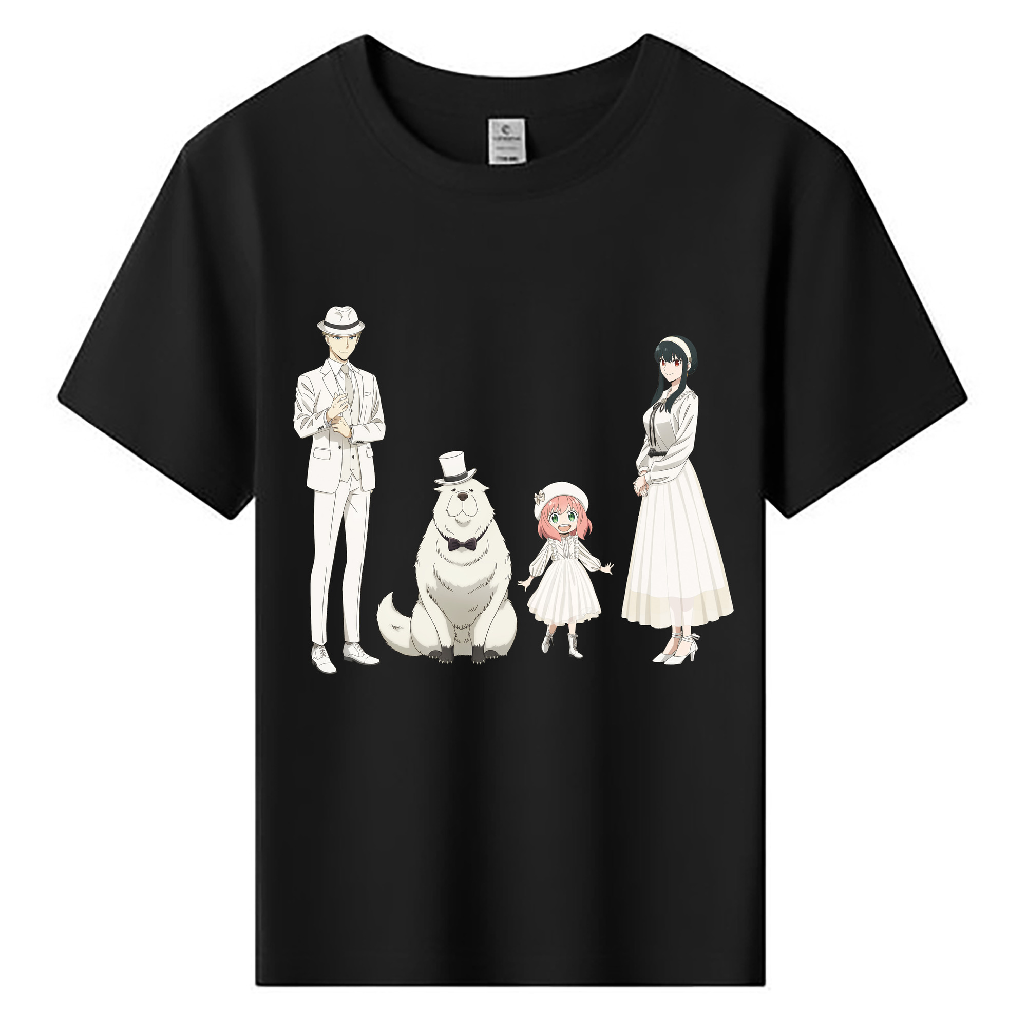 （画像用） SPY×FAMILY间谍家家酒 綿100％キッズTシャツ（フロントプリント）