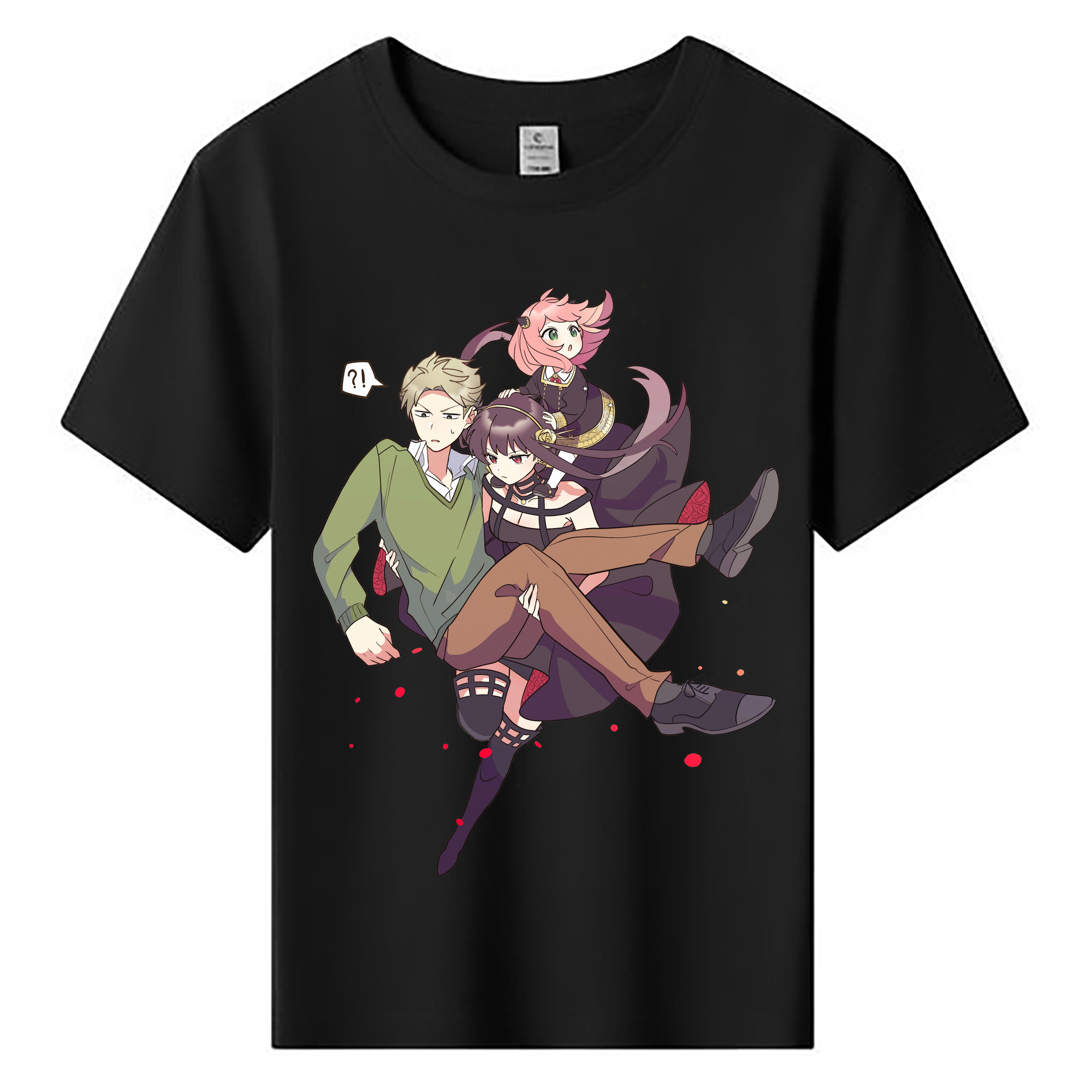 （画像用） SPY×FAMILY间谍家家酒 綿100％キッズTシャツ（フロントプリント）