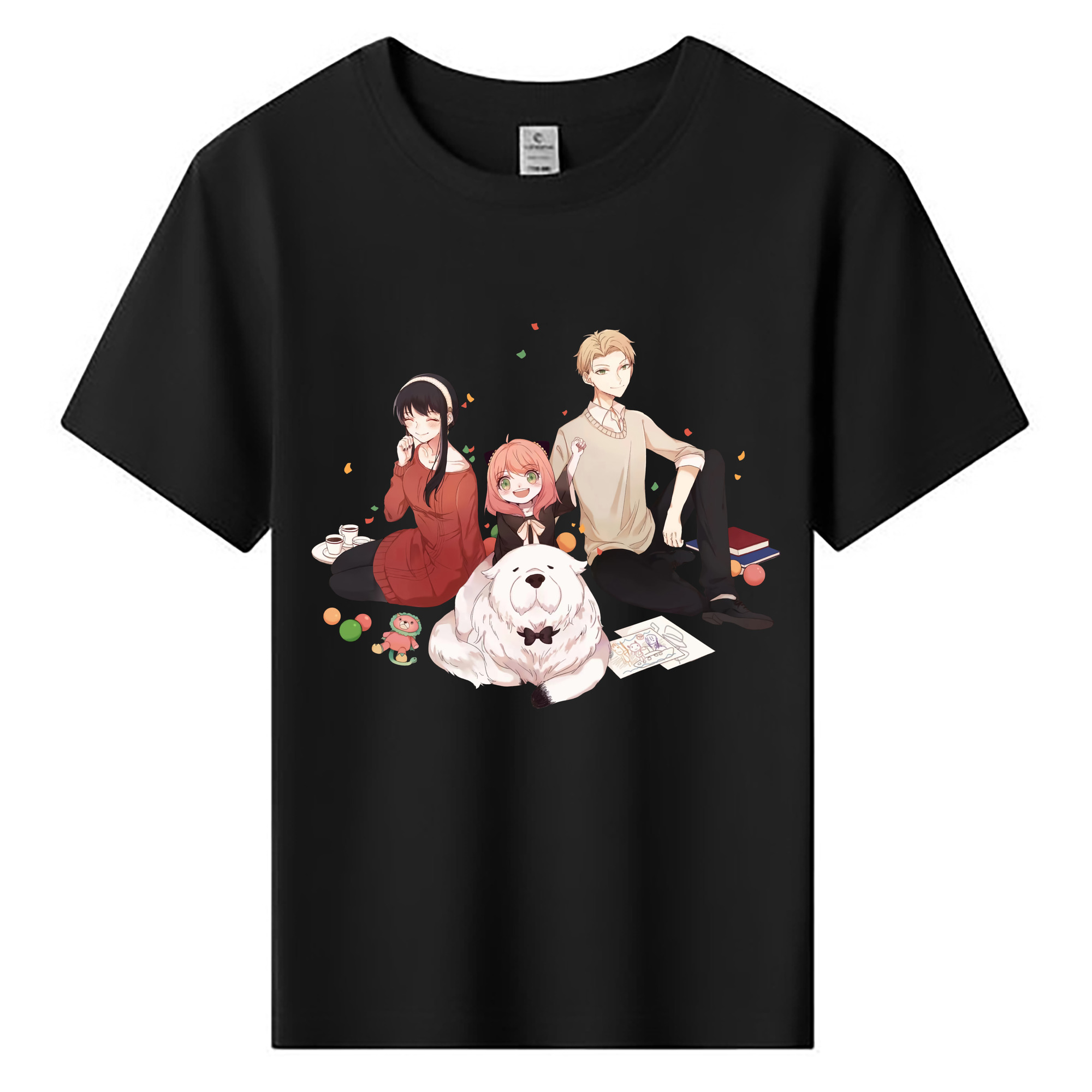 （画像用） SPY×FAMILY间谍家家酒 綿100％キッズTシャツ（フロントプリント）