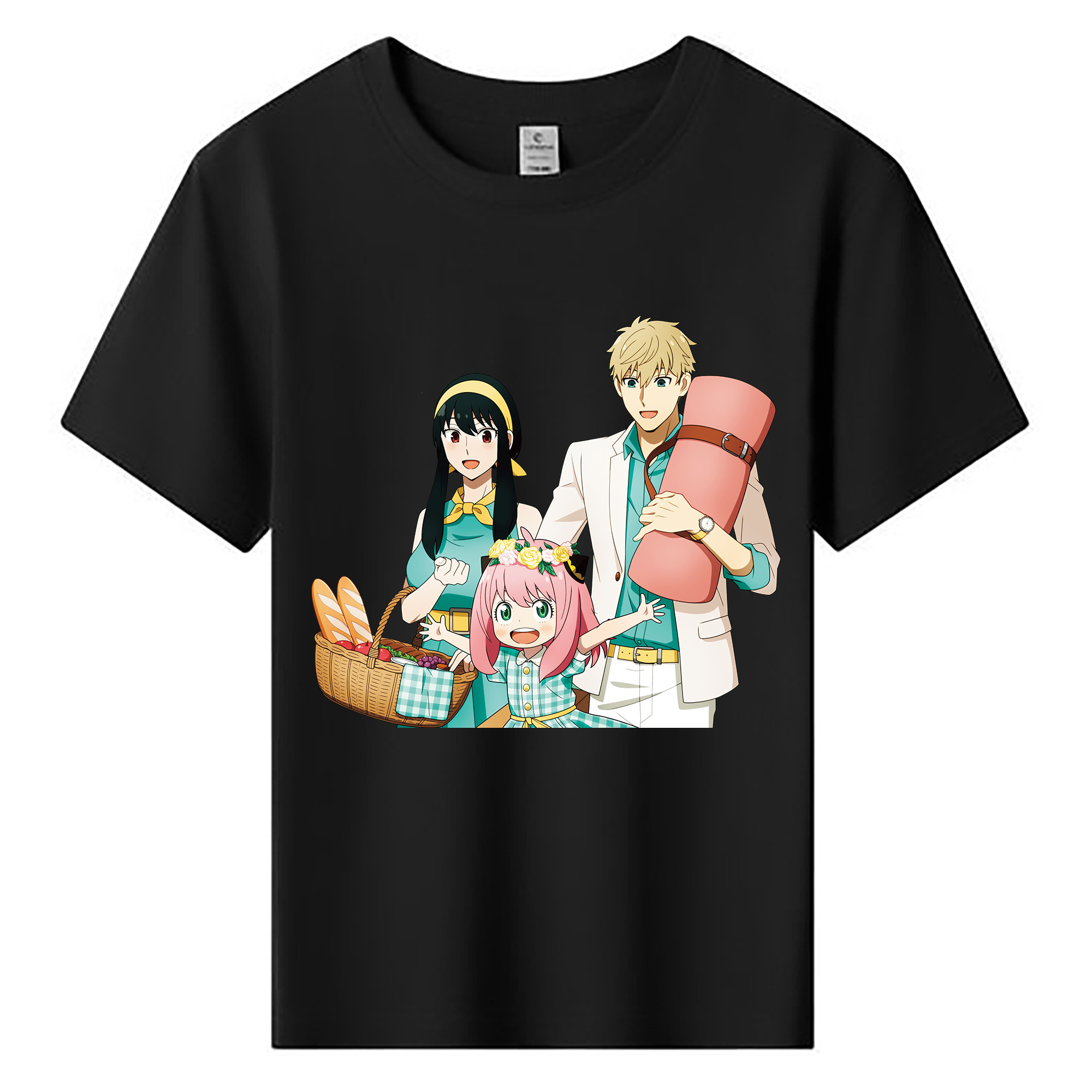 （画像用） SPY×FAMILY间谍家家酒 綿100％キッズTシャツ（フロントプリント）