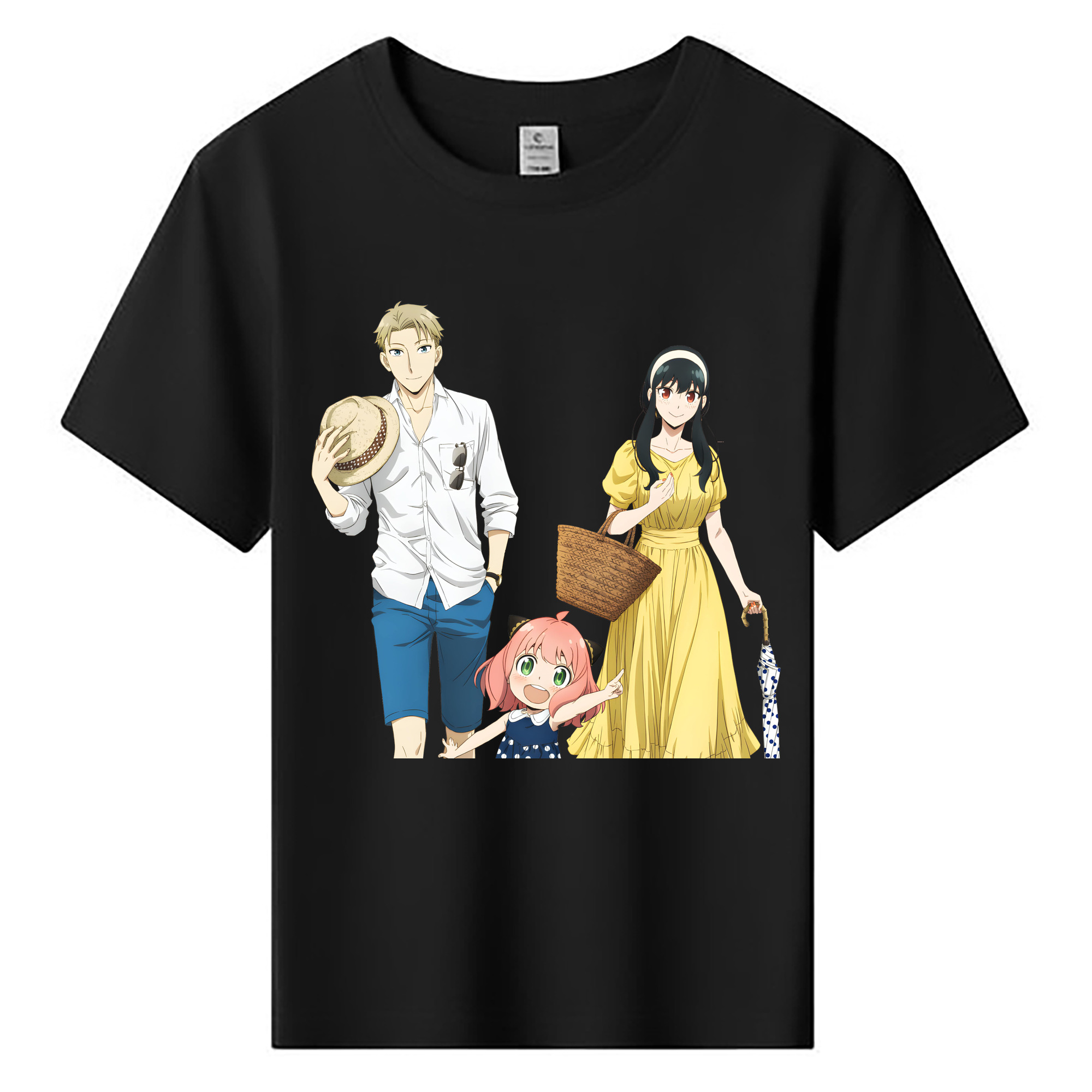 （画像用） SPY×FAMILY间谍家家酒 綿100％キッズTシャツ（フロントプリント）