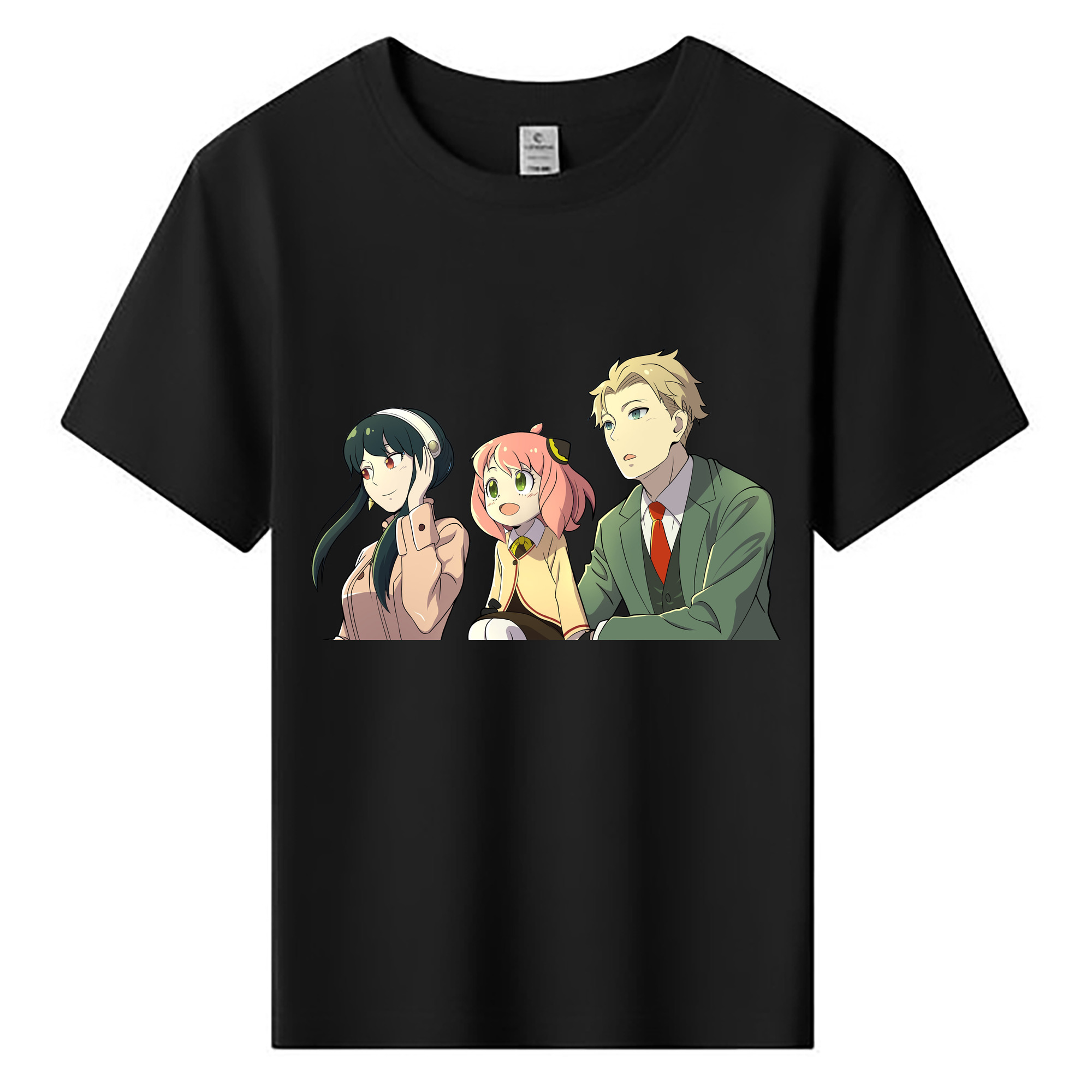 （画像用） SPY×FAMILY间谍家家酒 綿100％キッズTシャツ（フロントプリント）