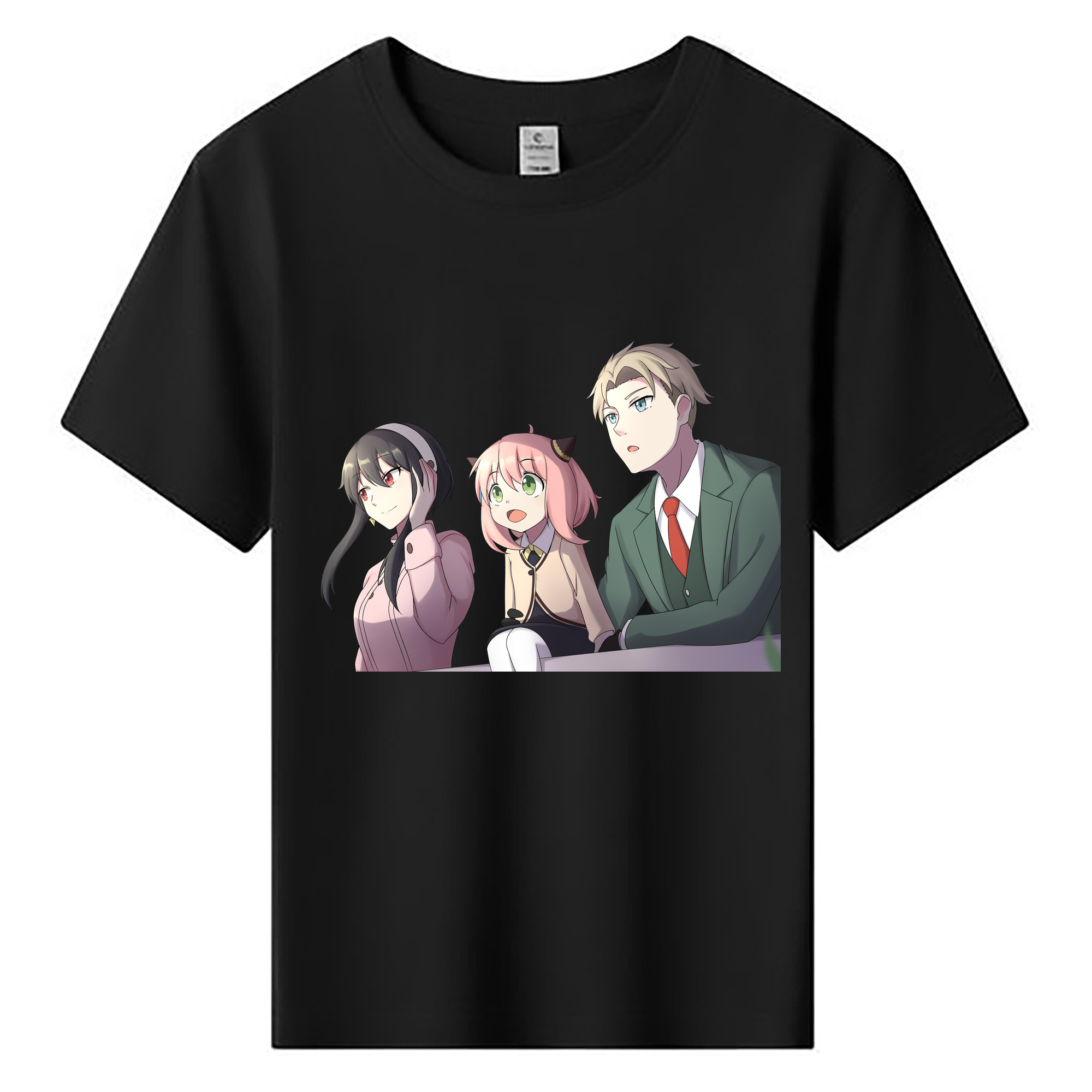 （画像用） SPY×FAMILY间谍家家酒 綿100％キッズTシャツ（フロントプリント）