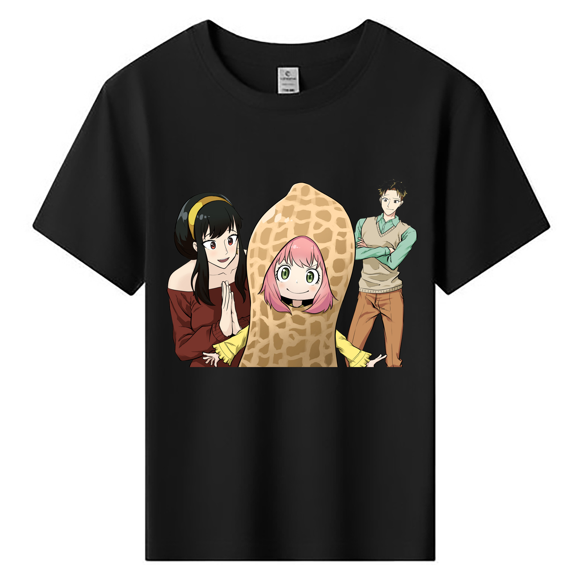 （画像用） SPY×FAMILY间谍家家酒 綿100％キッズTシャツ（フロントプリント）