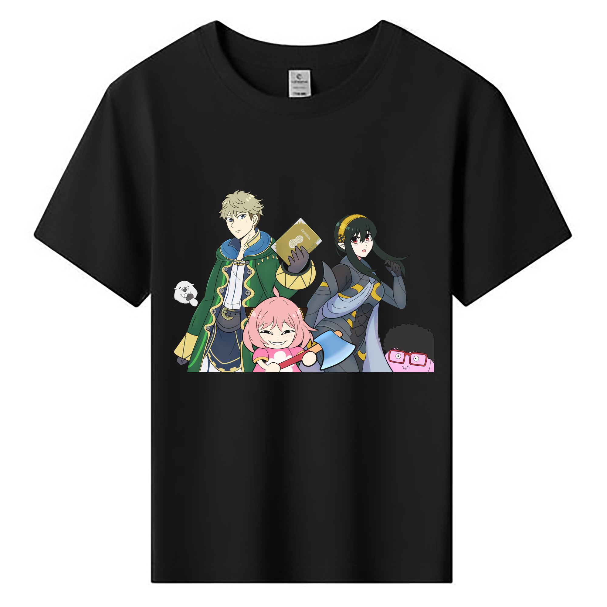 （画像用） SPY×FAMILY间谍家家酒 綿100％キッズTシャツ（フロントプリント）