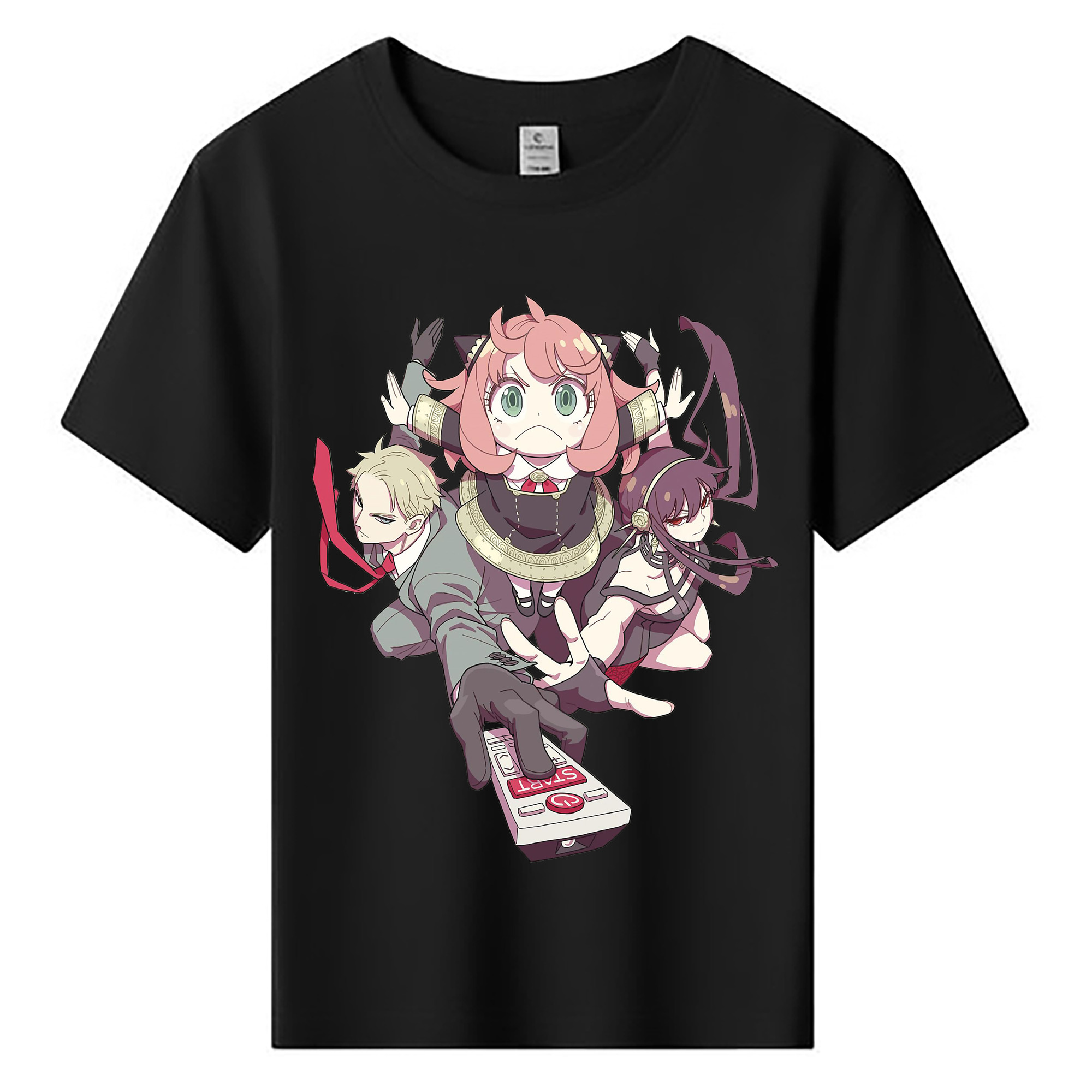 （画像用） SPY×FAMILY间谍家家酒 綿100％キッズTシャツ（フロントプリント）