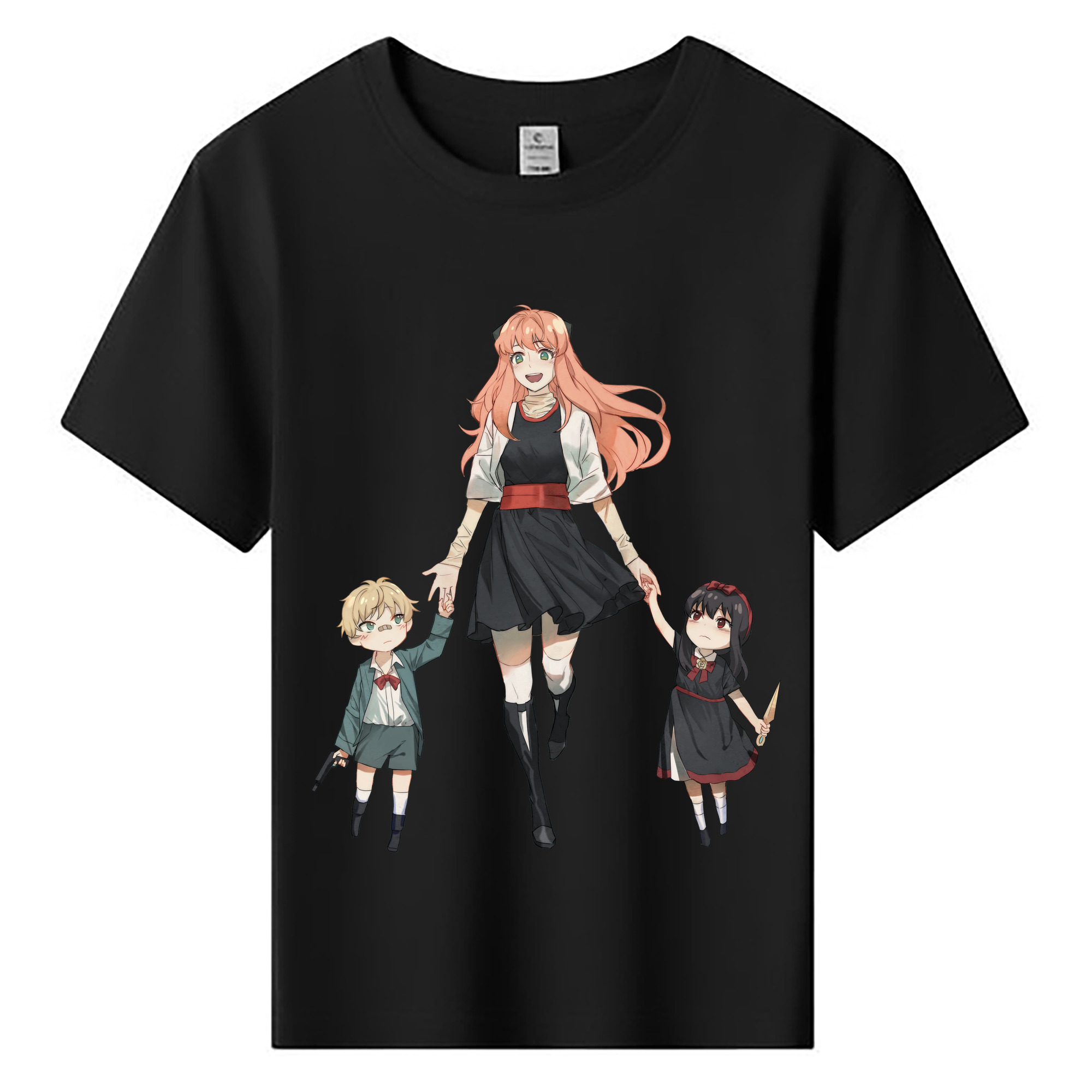 （画像用） SPY×FAMILY间谍家家酒 綿100％キッズTシャツ（フロントプリント）