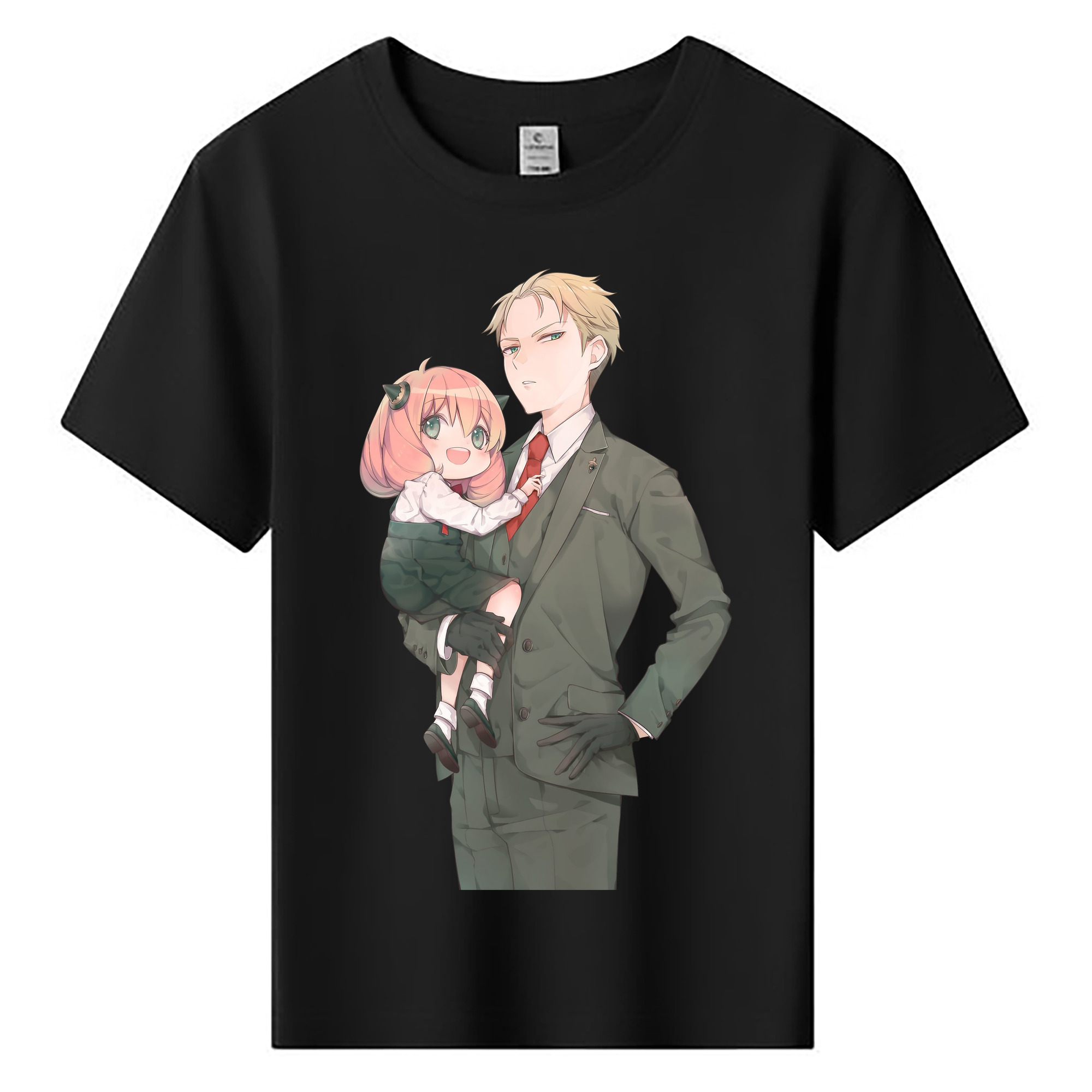 （画像用） SPY×FAMILY间谍家家酒 綿100％キッズTシャツ（フロントプリント）