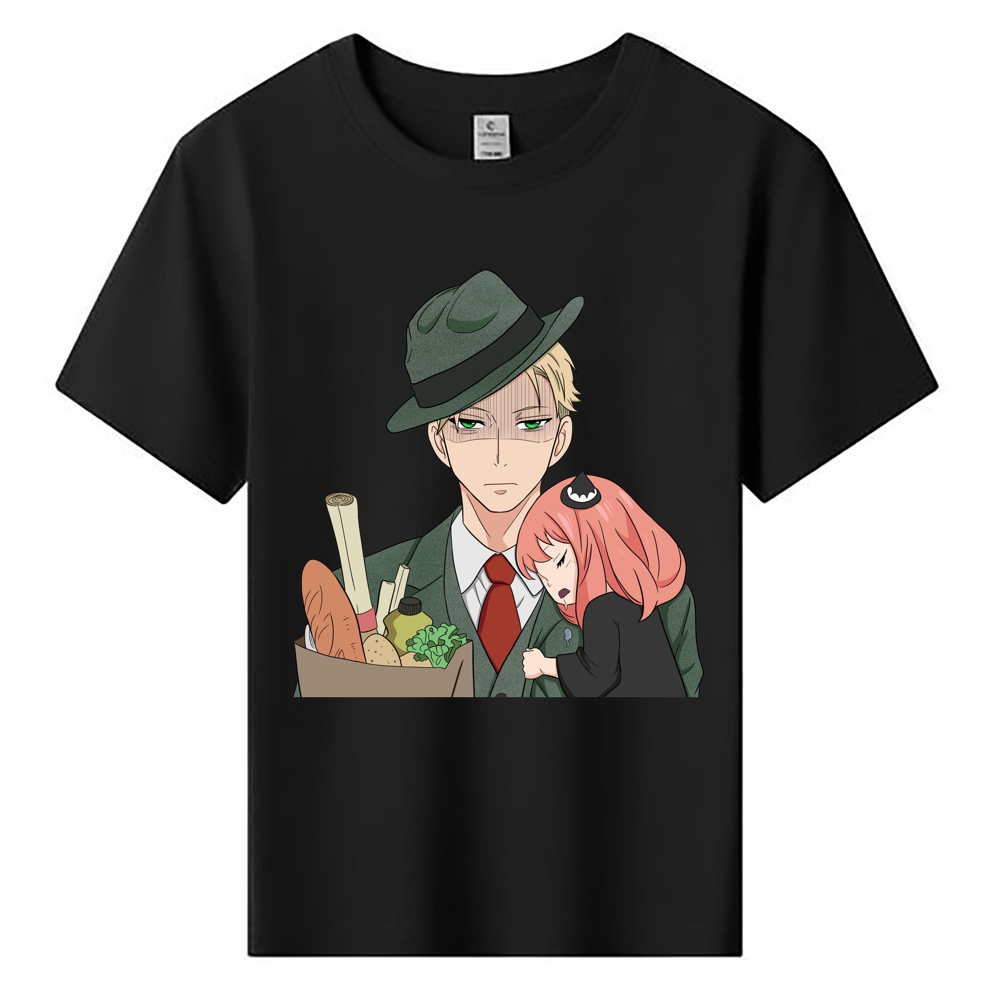 （画像用） SPY×FAMILY间谍家家酒 綿100％キッズTシャツ（フロントプリント）
