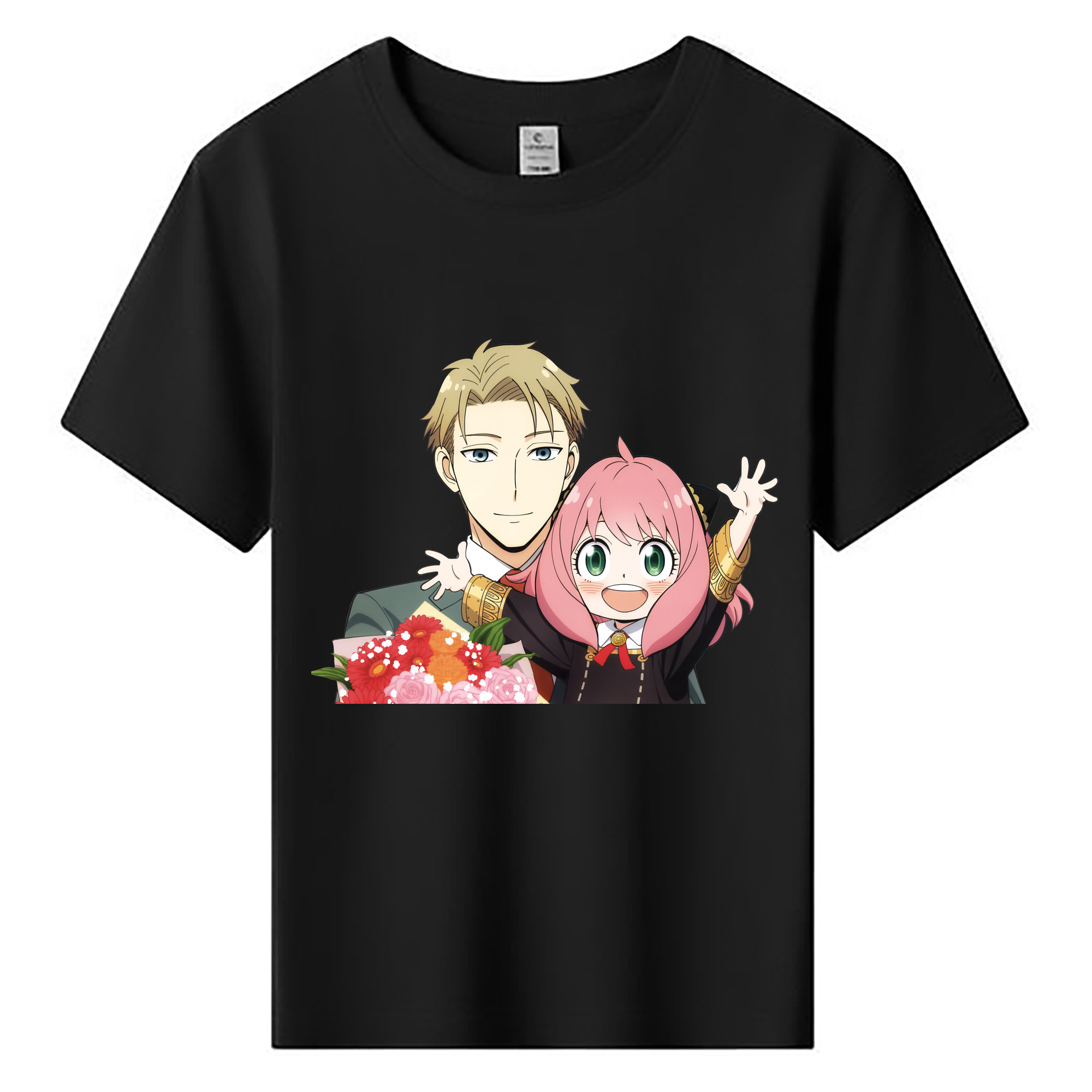 （画像用） SPY×FAMILY间谍家家酒 綿100％キッズTシャツ（フロントプリント）