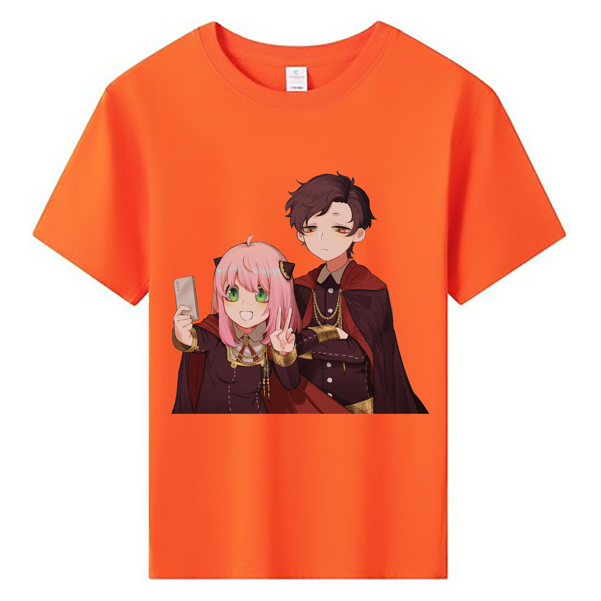 （画像用） SPY×FAMILY间谍家家酒 綿100％キッズTシャツ（フロントプリント）
