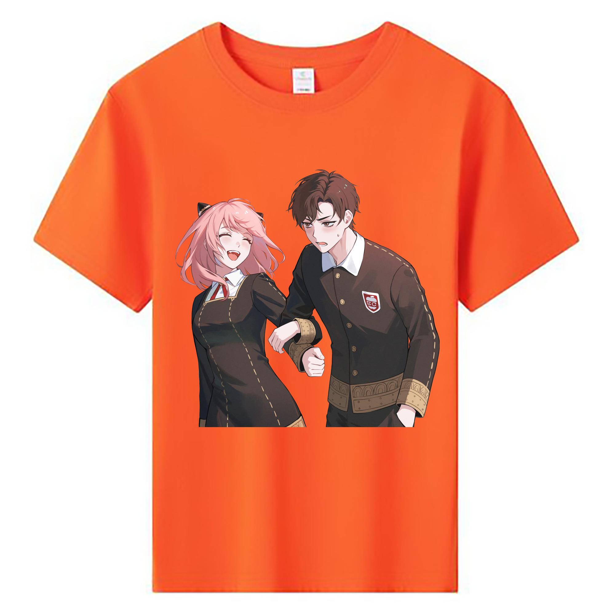 （画像用） SPY×FAMILY间谍家家酒 綿100％キッズTシャツ（フロントプリント）