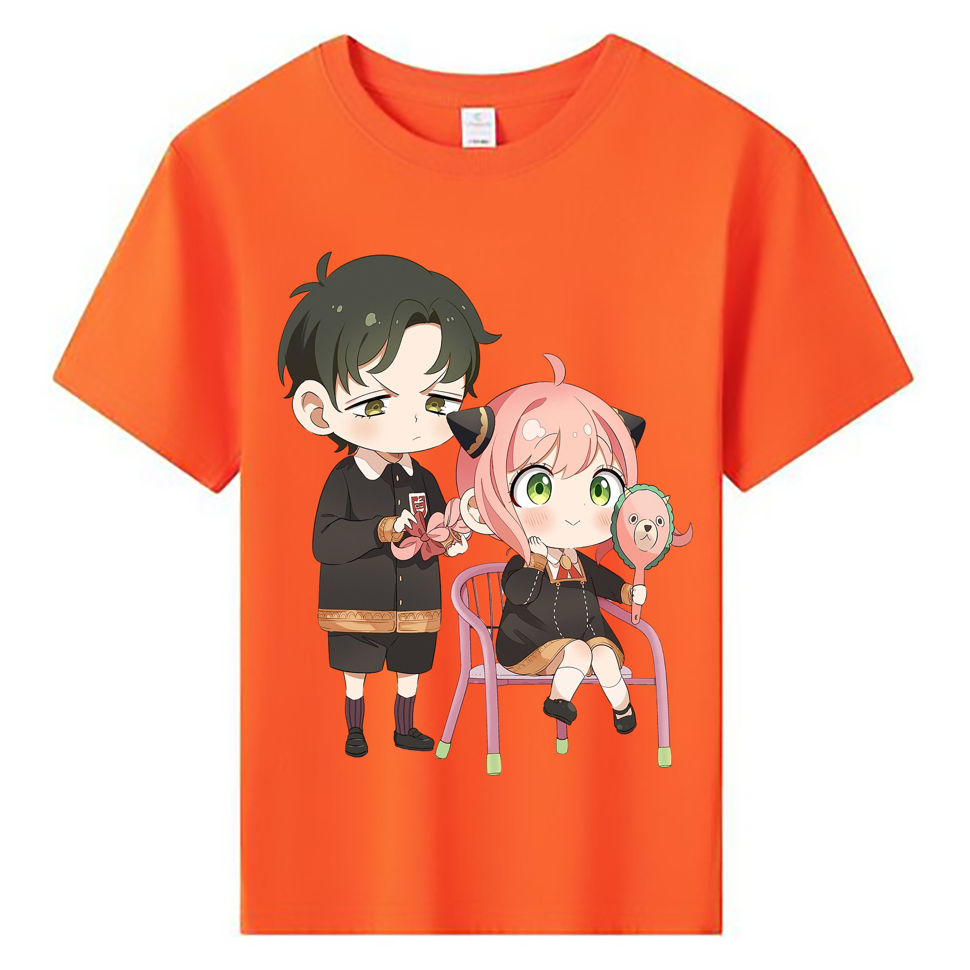 （画像用） SPY×FAMILY间谍家家酒 綿100％キッズTシャツ（フロントプリント）