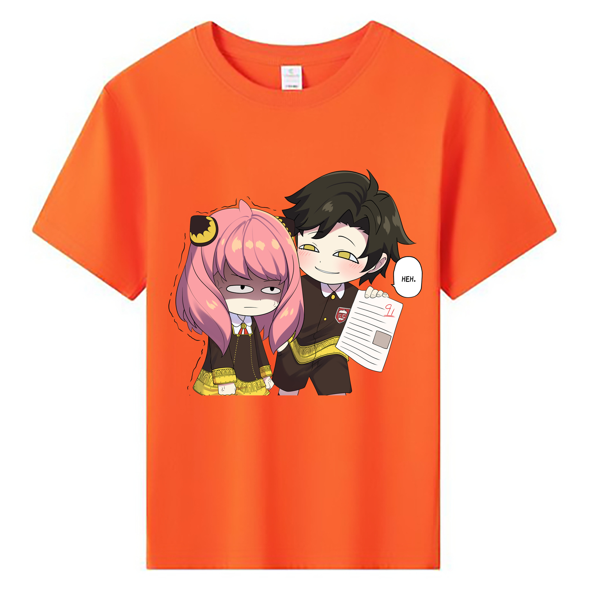 （画像用） SPY×FAMILY间谍家家酒 綿100％キッズTシャツ（フロントプリント）