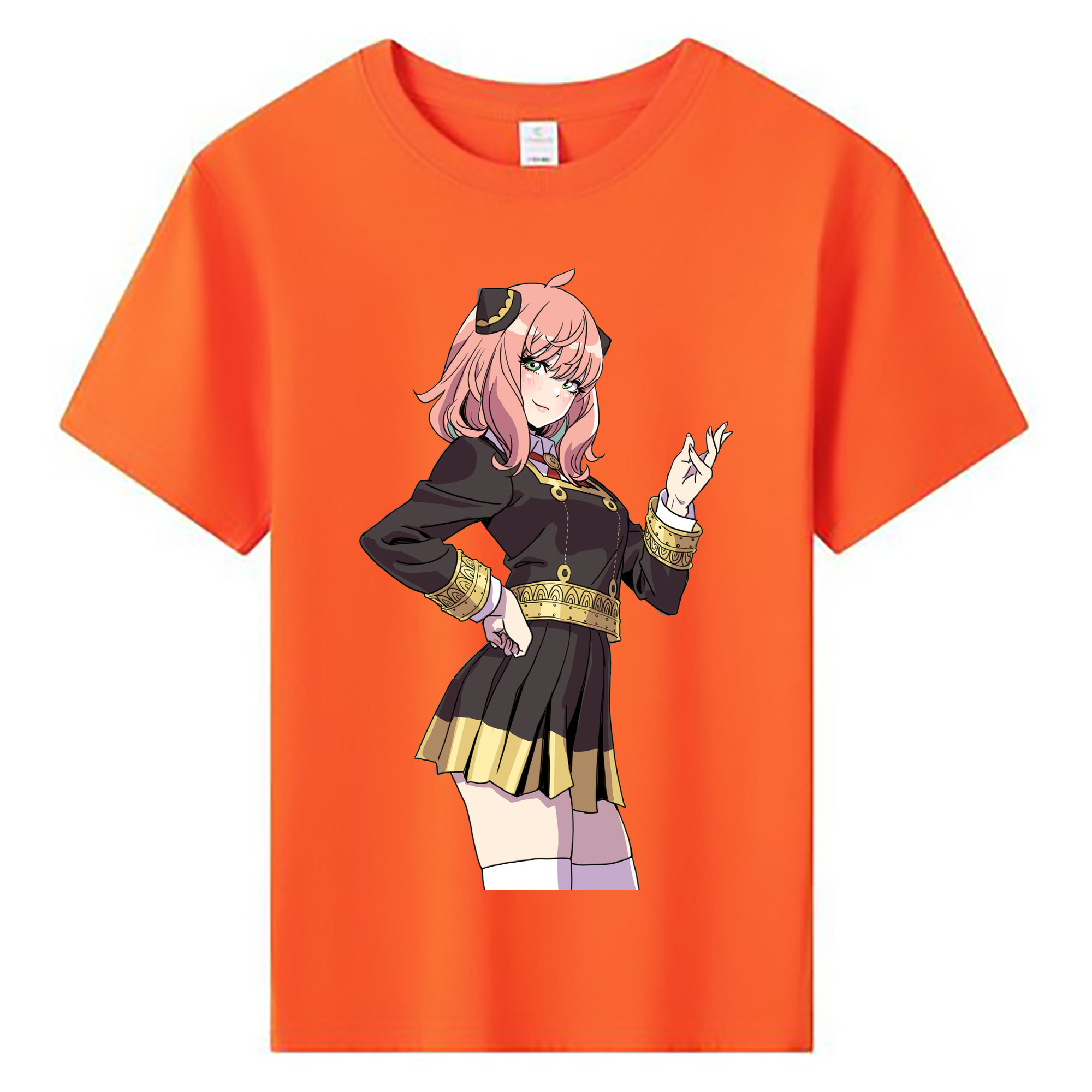 （画像用） SPY×FAMILY间谍家家酒 綿100％キッズTシャツ（フロントプリント）