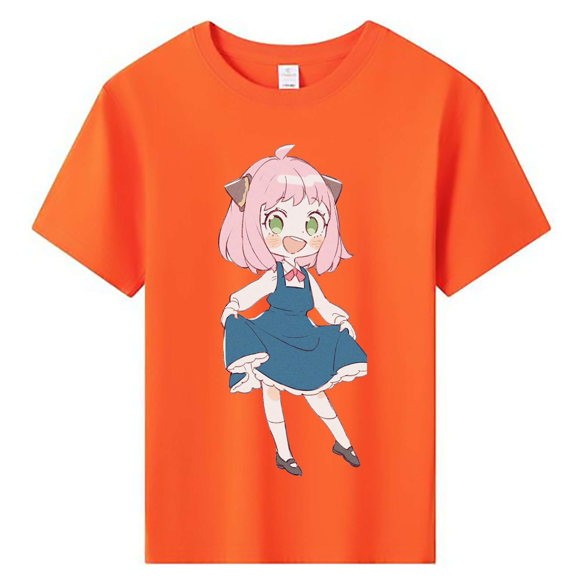 （画像用） SPY×FAMILY间谍家家酒 綿100％キッズTシャツ（フロントプリント）