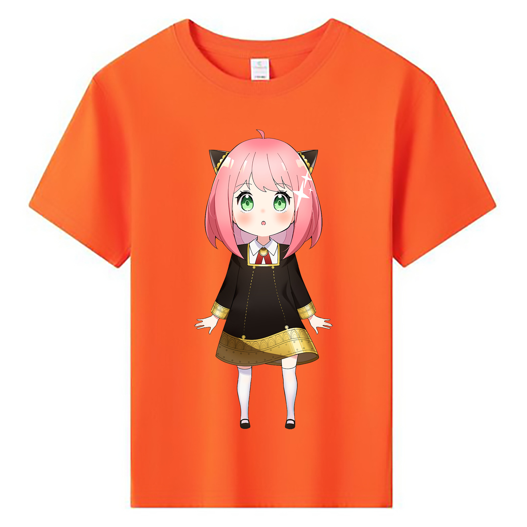 （画像用） SPY×FAMILY间谍家家酒 綿100％キッズTシャツ（フロントプリント）