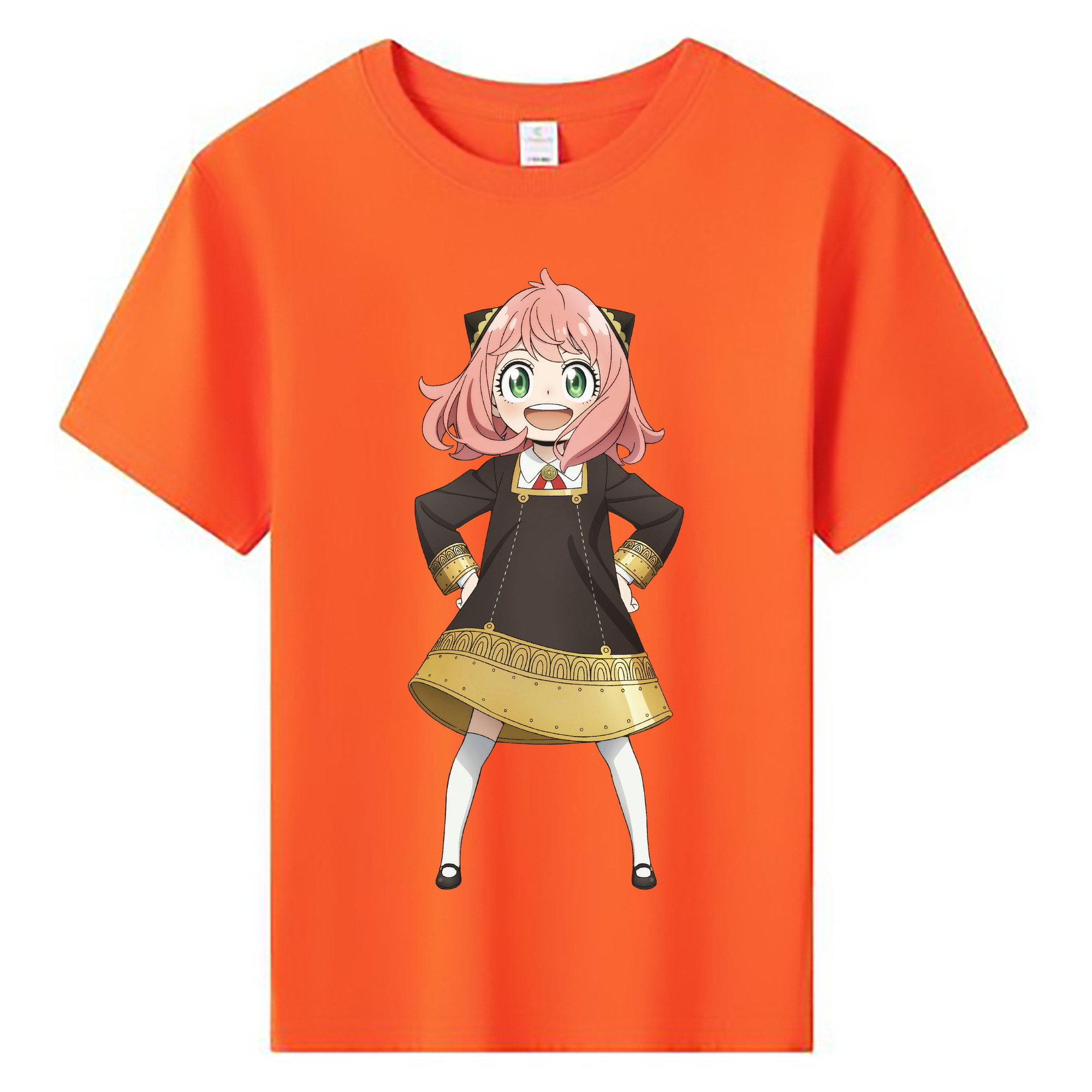 （画像用） SPY×FAMILY间谍家家酒 綿100％キッズTシャツ（フロントプリント）