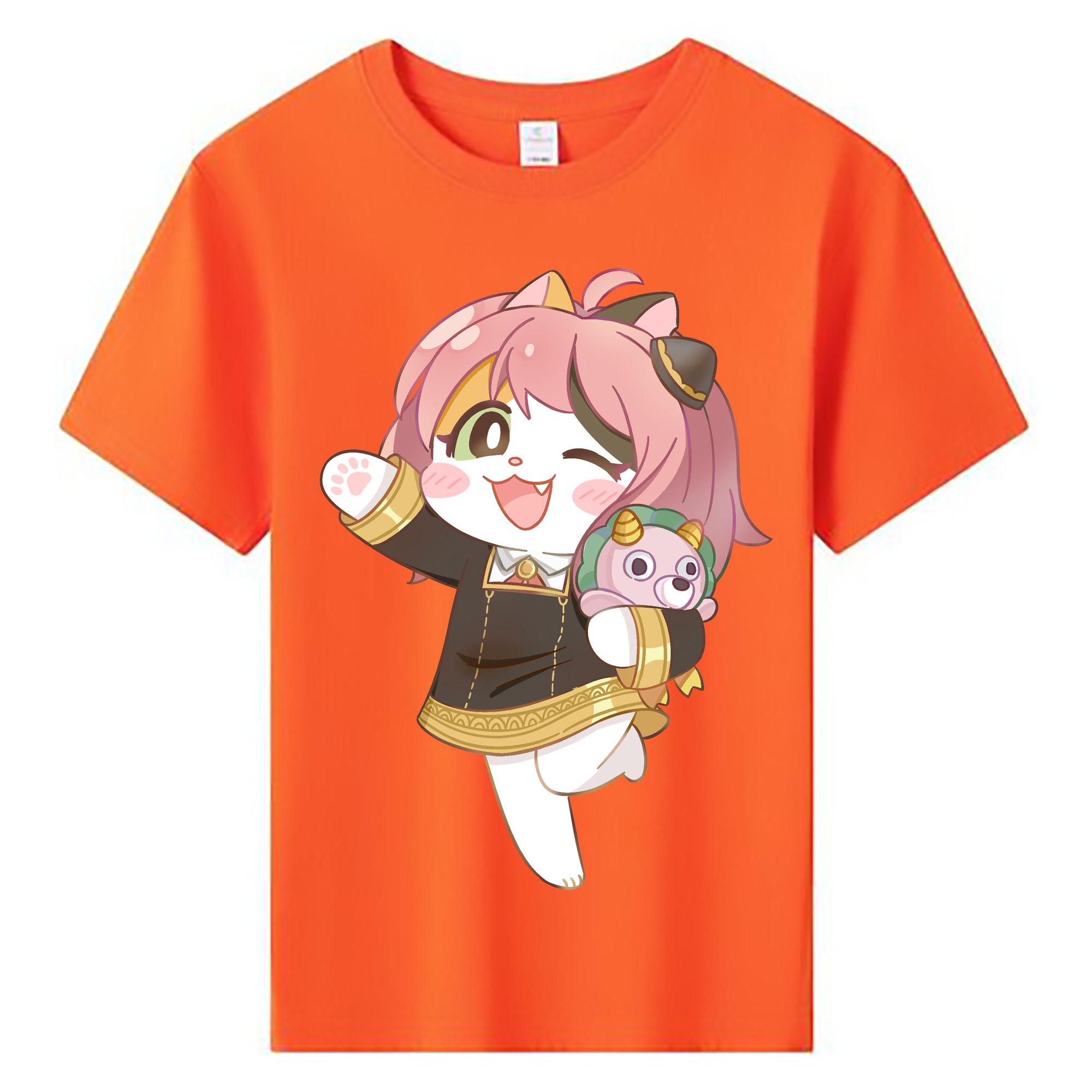 （画像用） SPY×FAMILY间谍家家酒 綿100％キッズTシャツ（フロントプリント）