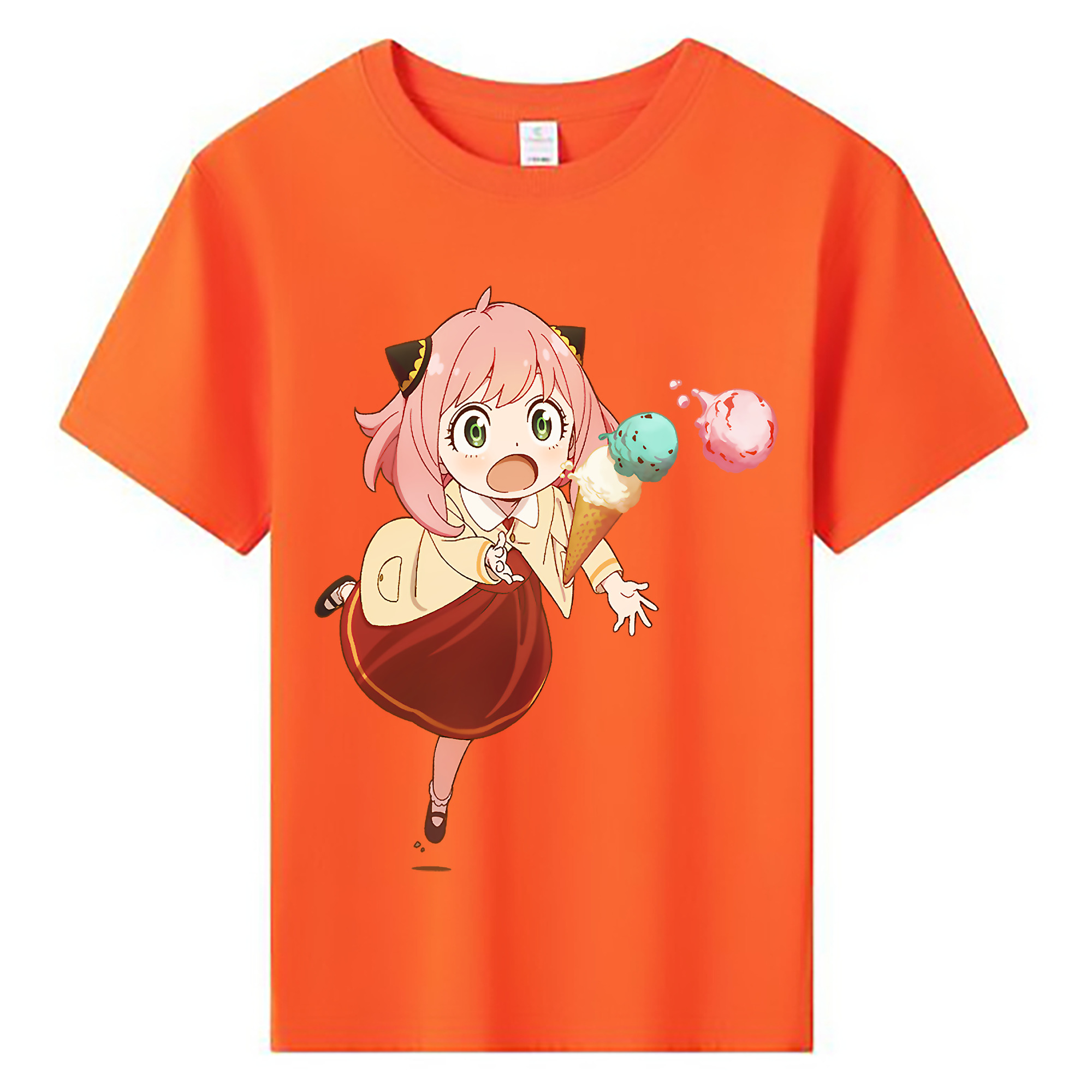 （画像用） SPY×FAMILY间谍家家酒 綿100％キッズTシャツ（フロントプリント）