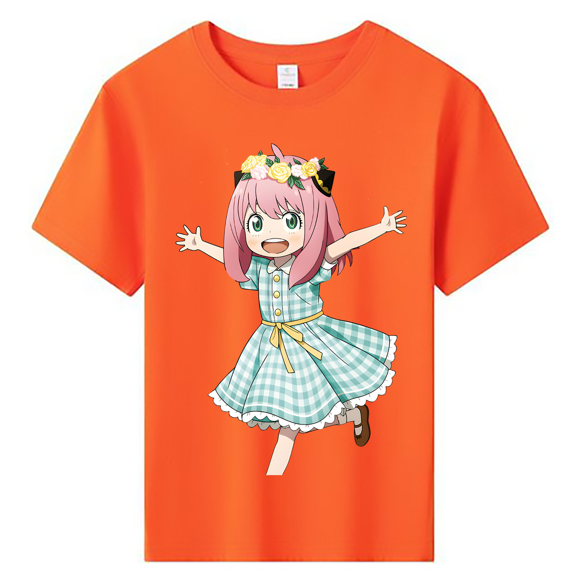 （画像用） SPY×FAMILY间谍家家酒 綿100％キッズTシャツ（フロントプリント）
