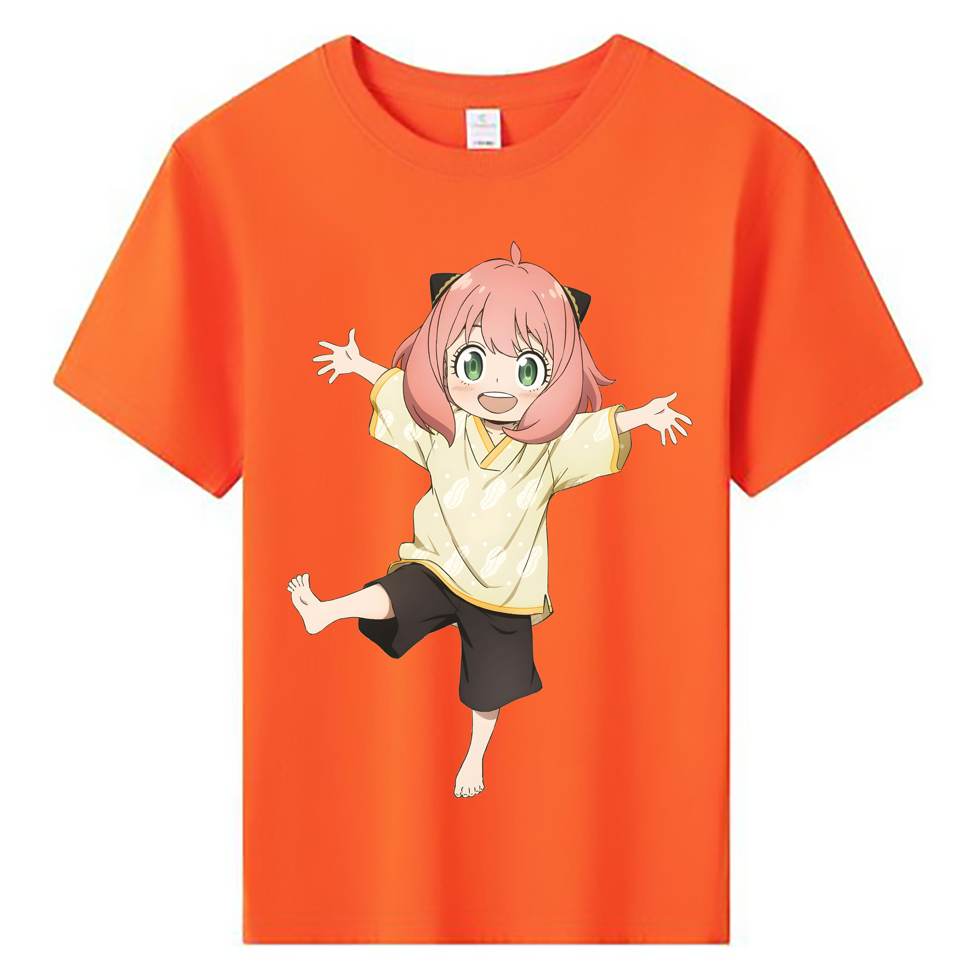 （画像用） SPY×FAMILY间谍家家酒 綿100％キッズTシャツ（フロントプリント）