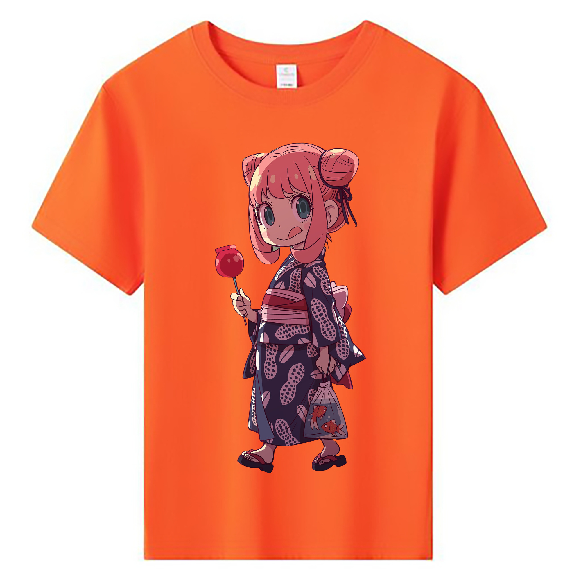 （画像用） SPY×FAMILY间谍家家酒 綿100％キッズTシャツ（フロントプリント）