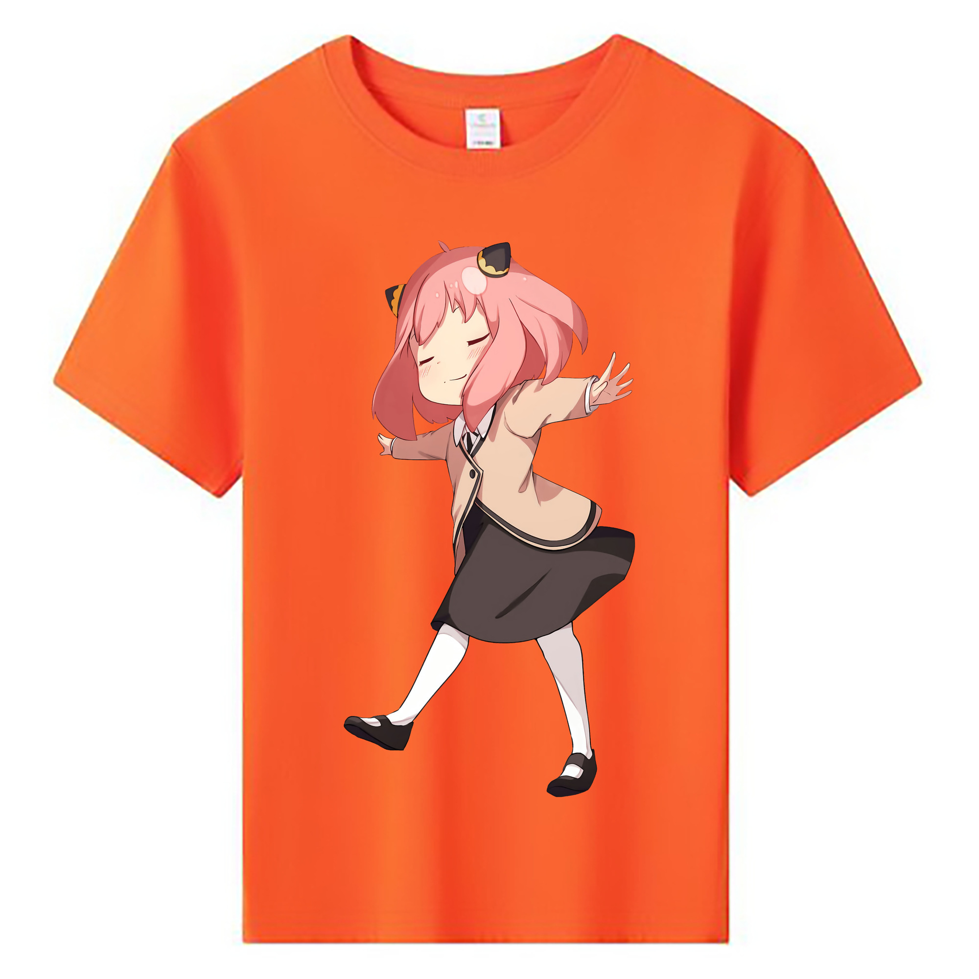 （画像用） SPY×FAMILY间谍家家酒 綿100％キッズTシャツ（フロントプリント）