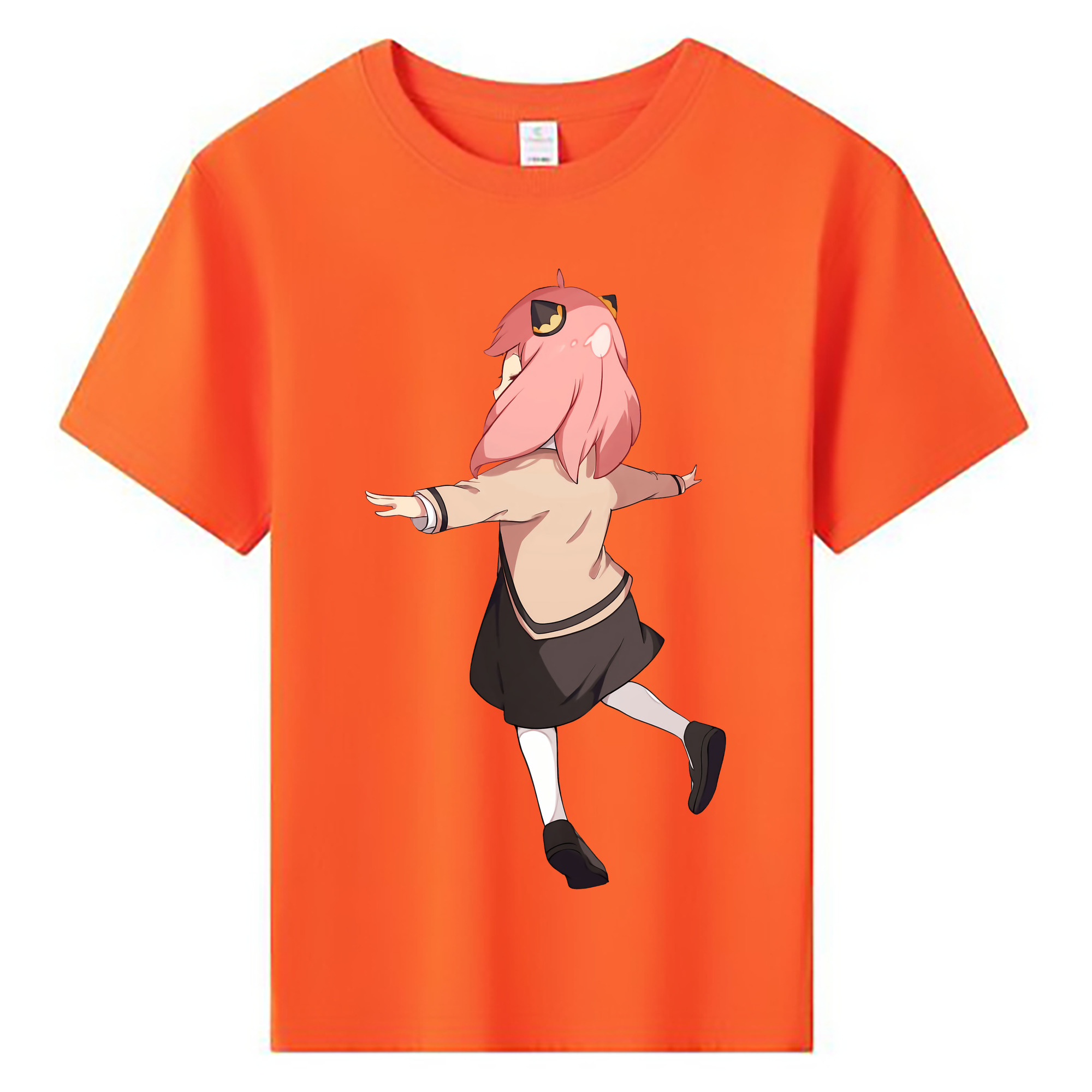 （画像用） SPY×FAMILY间谍家家酒 綿100％キッズTシャツ（フロントプリント）