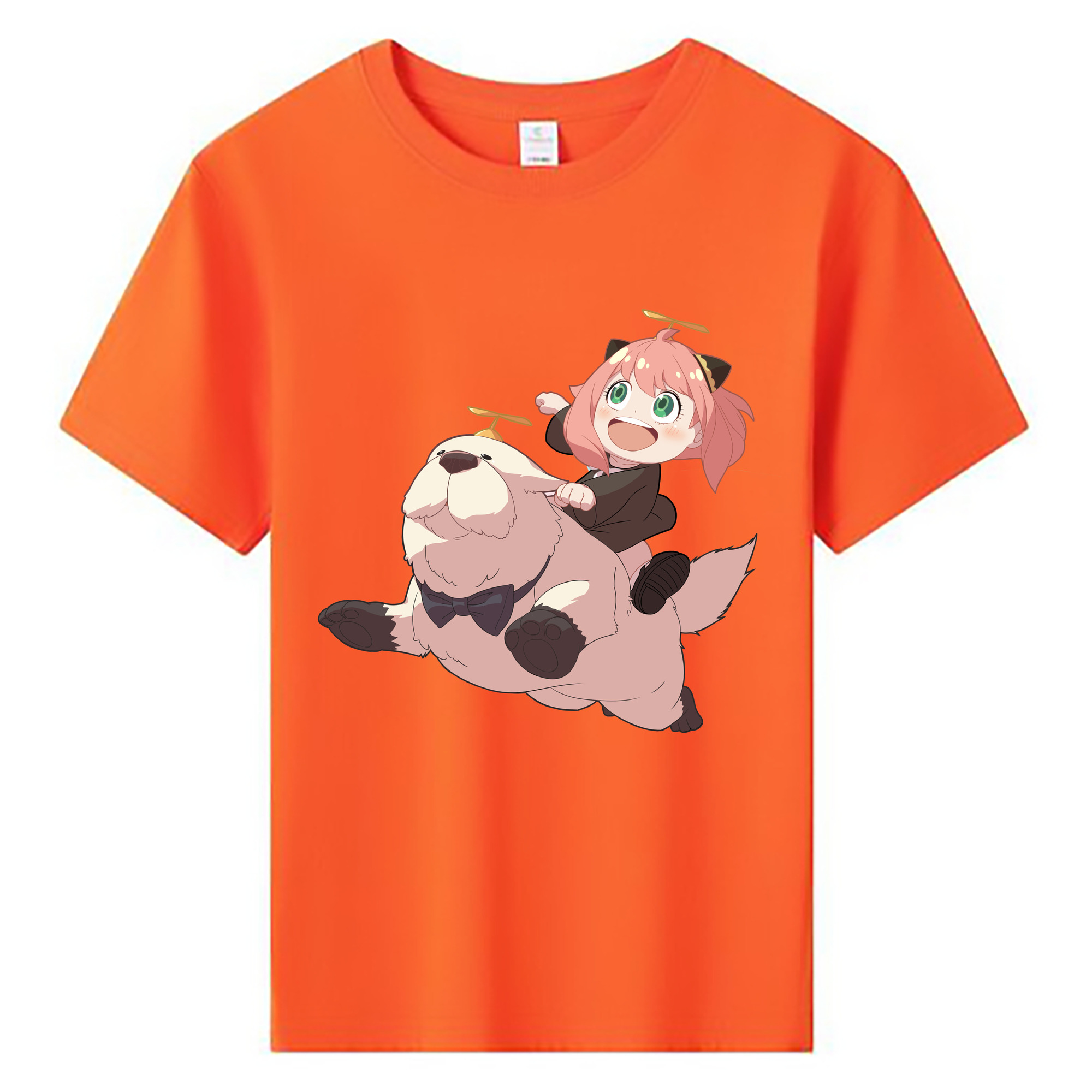 （画像用） SPY×FAMILY间谍家家酒 綿100％キッズTシャツ（フロントプリント）