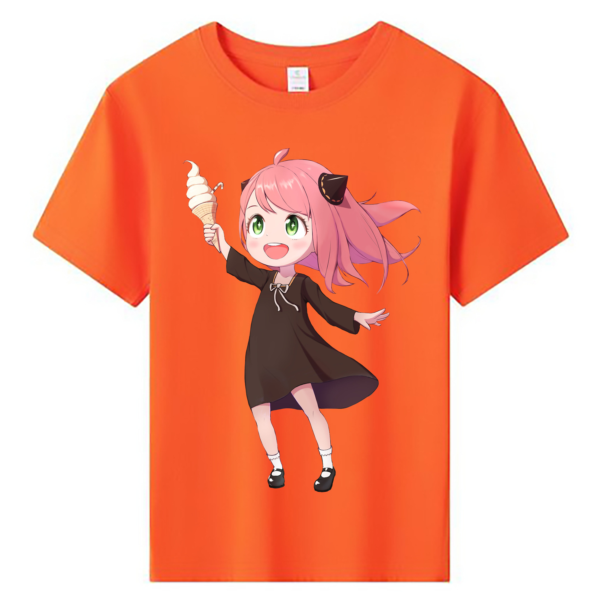 （画像用） SPY×FAMILY间谍家家酒 綿100％キッズTシャツ（フロントプリント）