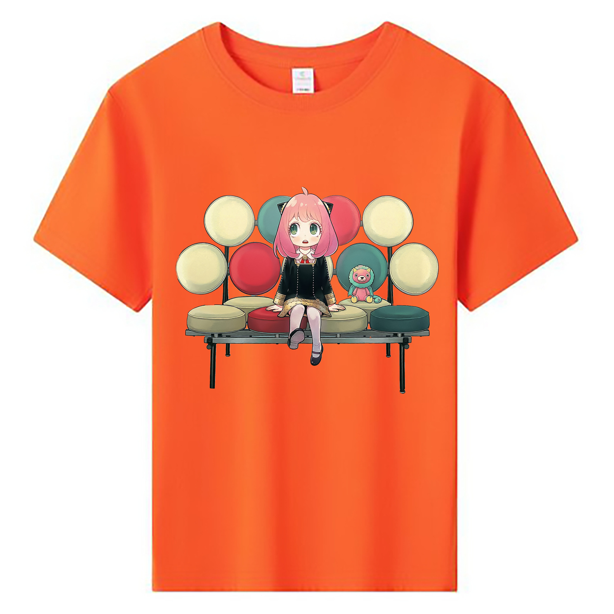 （画像用） SPY×FAMILY间谍家家酒 綿100％キッズTシャツ（フロントプリント）