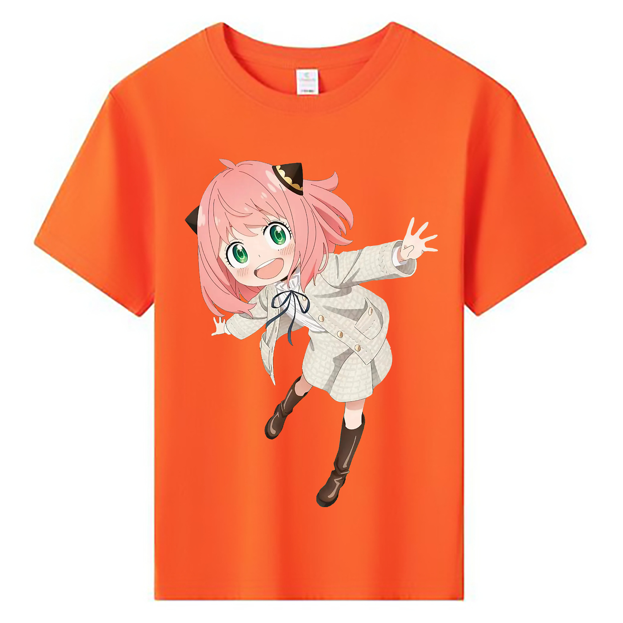 （画像用） SPY×FAMILY间谍家家酒 綿100％キッズTシャツ（フロントプリント）