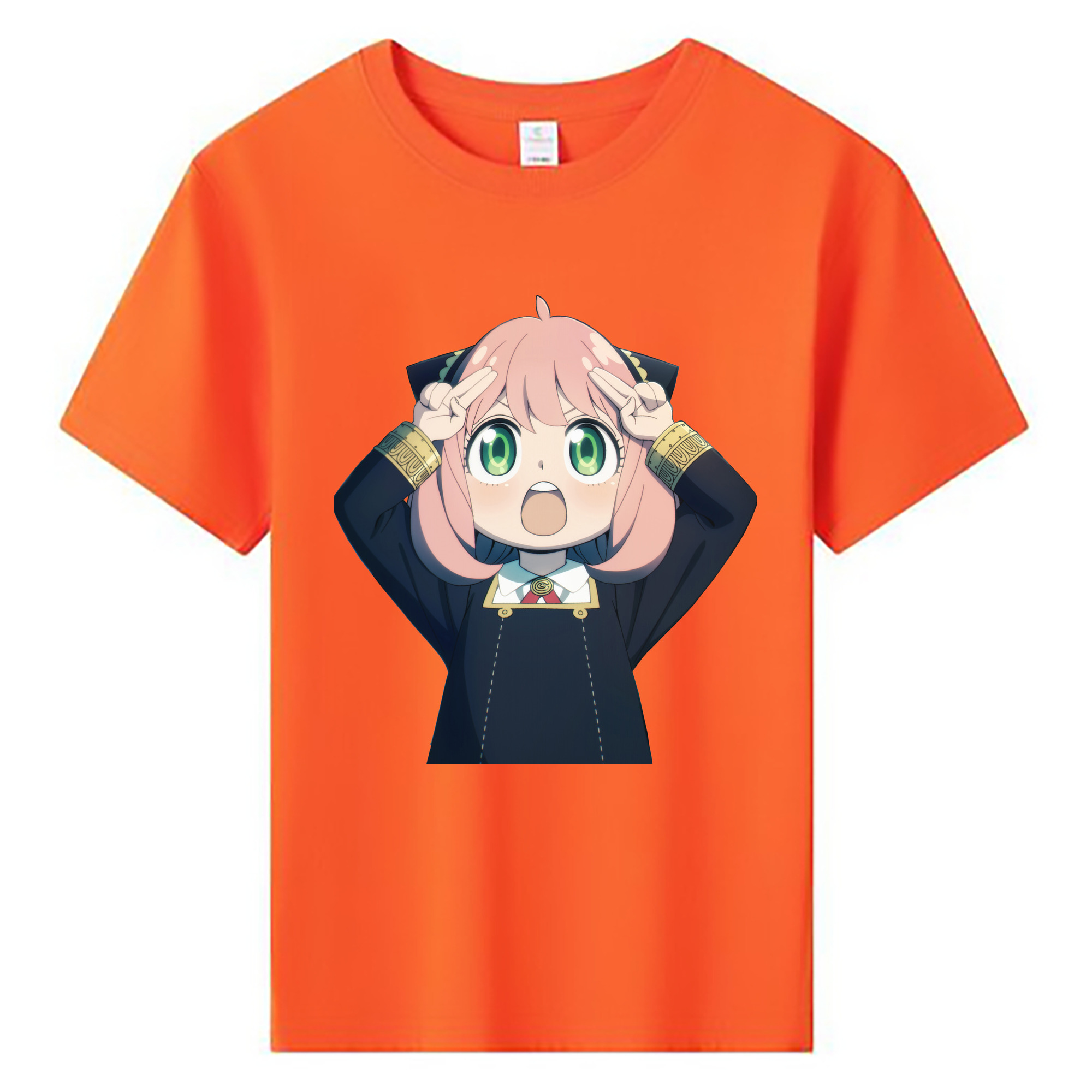 （画像用） SPY×FAMILY间谍家家酒 綿100％キッズTシャツ（フロントプリント）