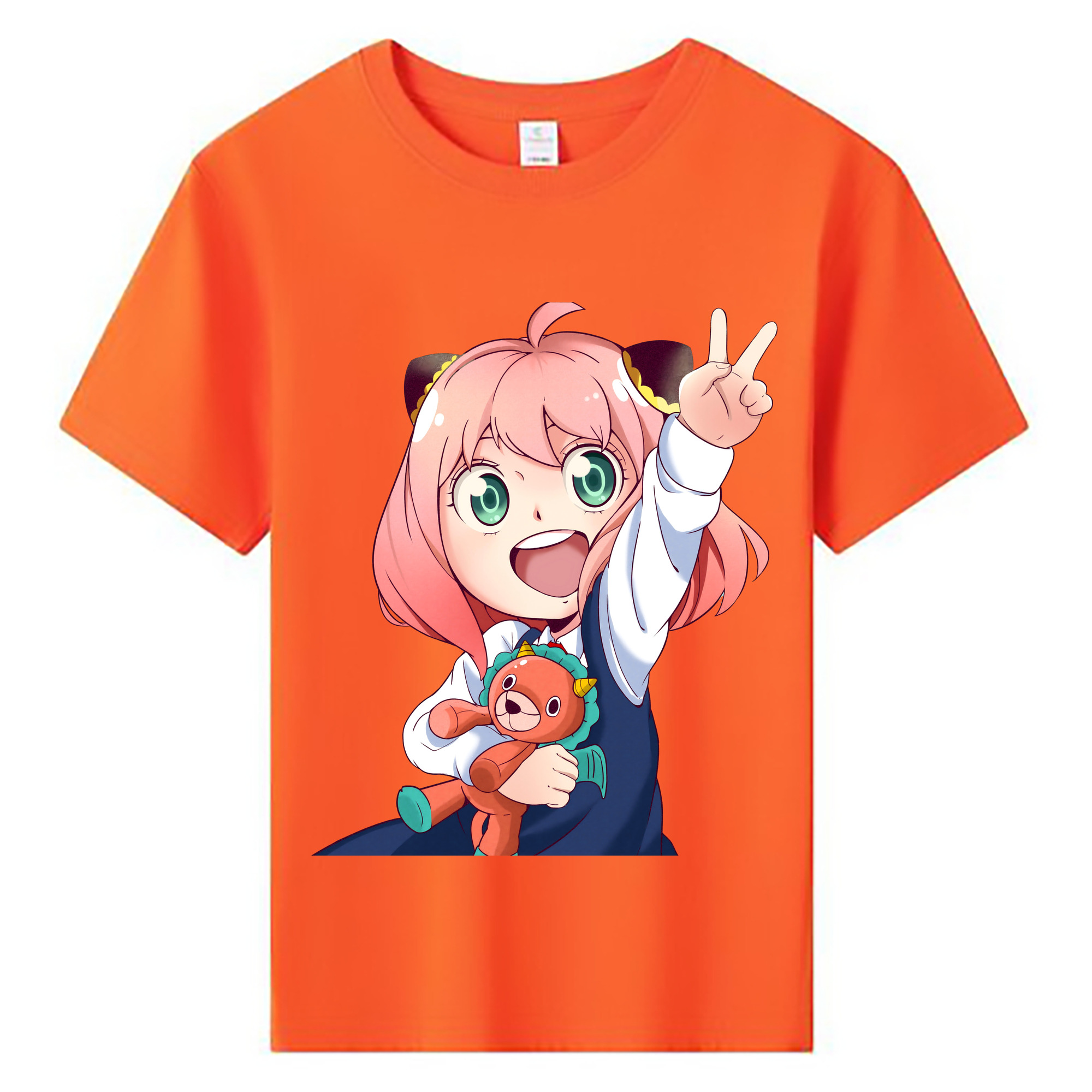 （画像用） SPY×FAMILY间谍家家酒 綿100％キッズTシャツ（フロントプリント）