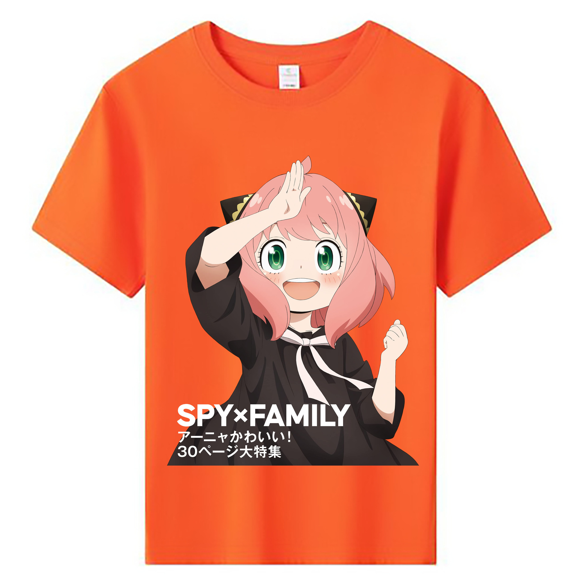 （画像用） SPY×FAMILY间谍家家酒 綿100％キッズTシャツ（フロントプリント）