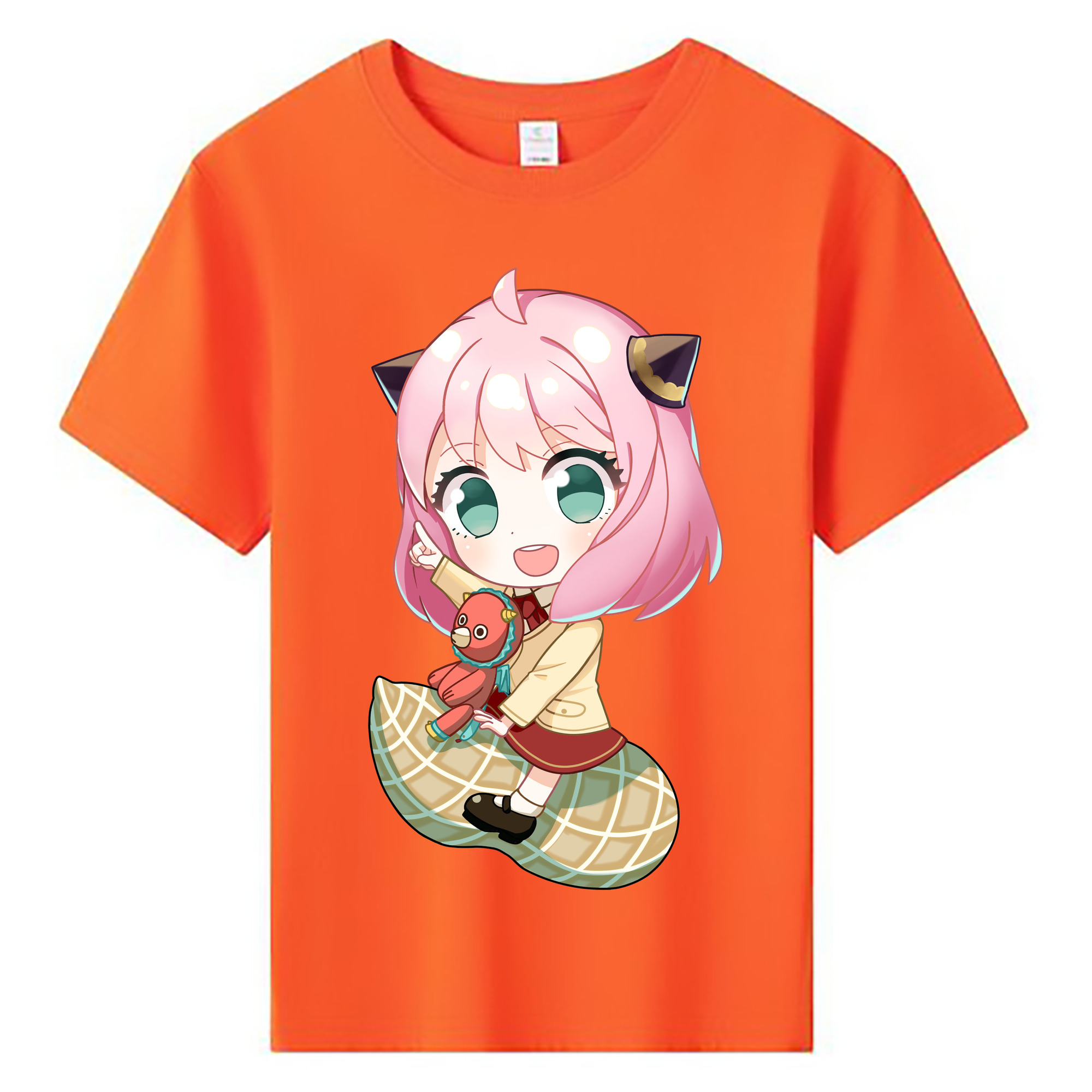 （画像用） SPY×FAMILY间谍家家酒 綿100％キッズTシャツ（フロントプリント）