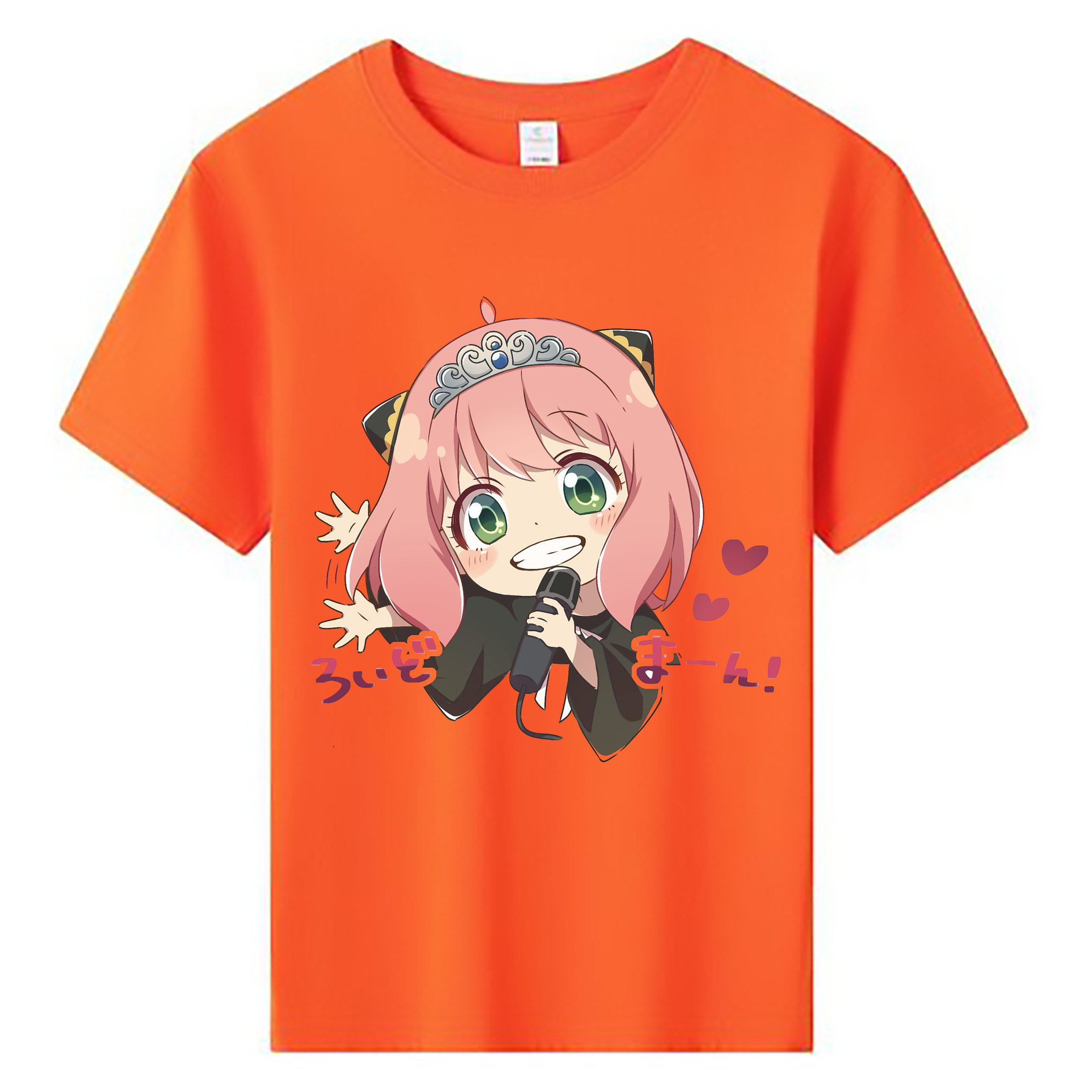 （画像用） SPY×FAMILY间谍家家酒 綿100％キッズTシャツ（フロントプリント）