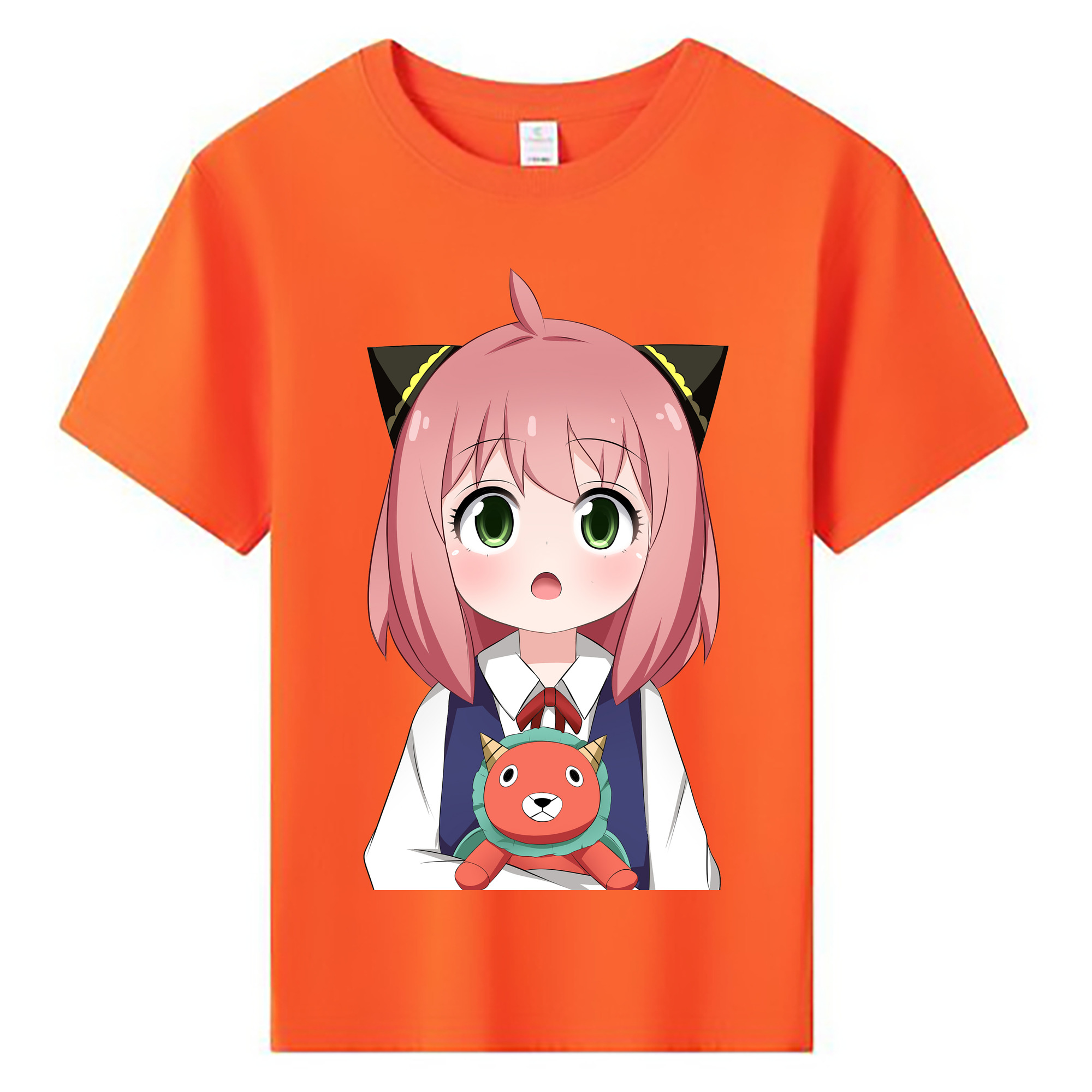 （画像用） SPY×FAMILY间谍家家酒 綿100％キッズTシャツ（フロントプリント）