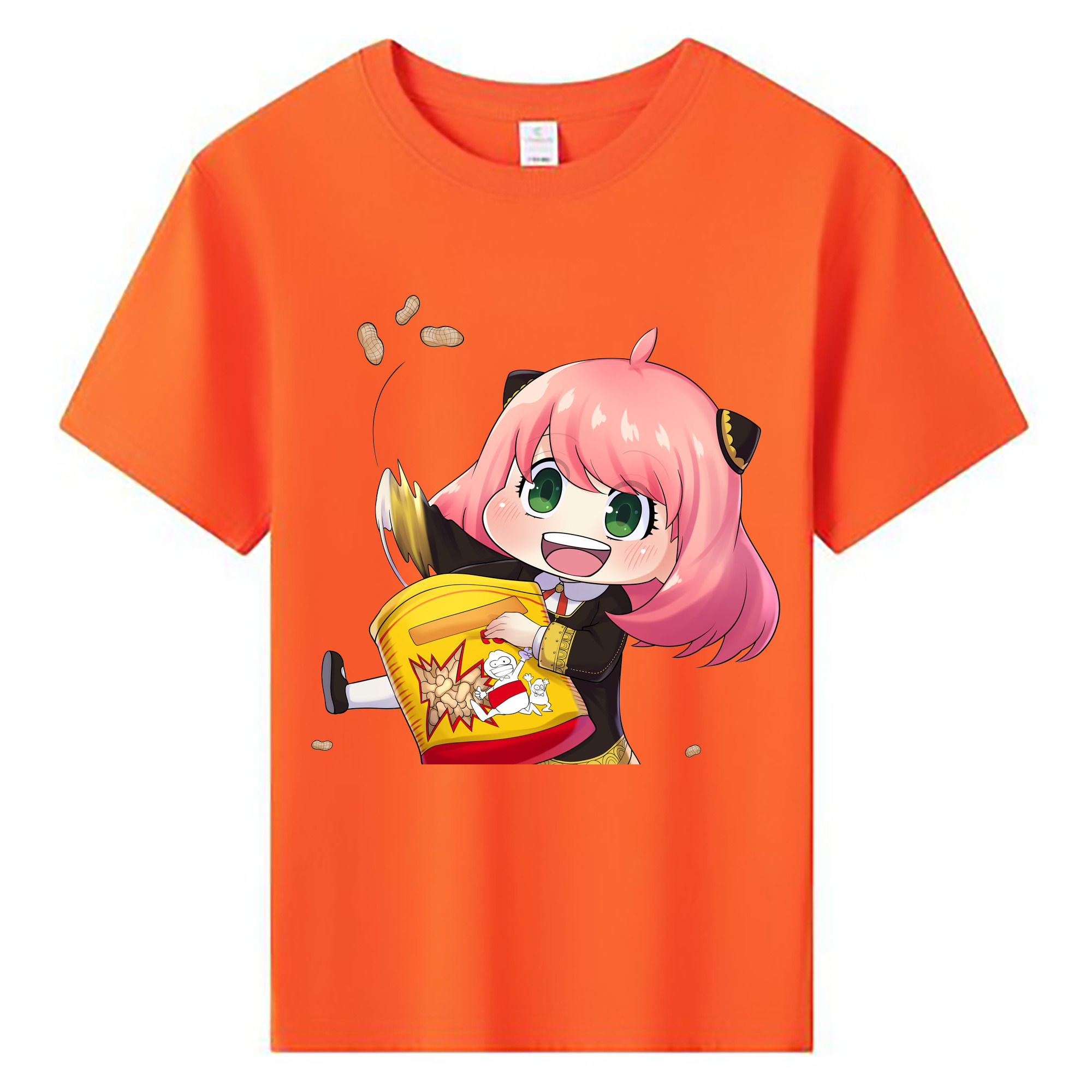 （画像用） SPY×FAMILY间谍家家酒 綿100％キッズTシャツ（フロントプリント）