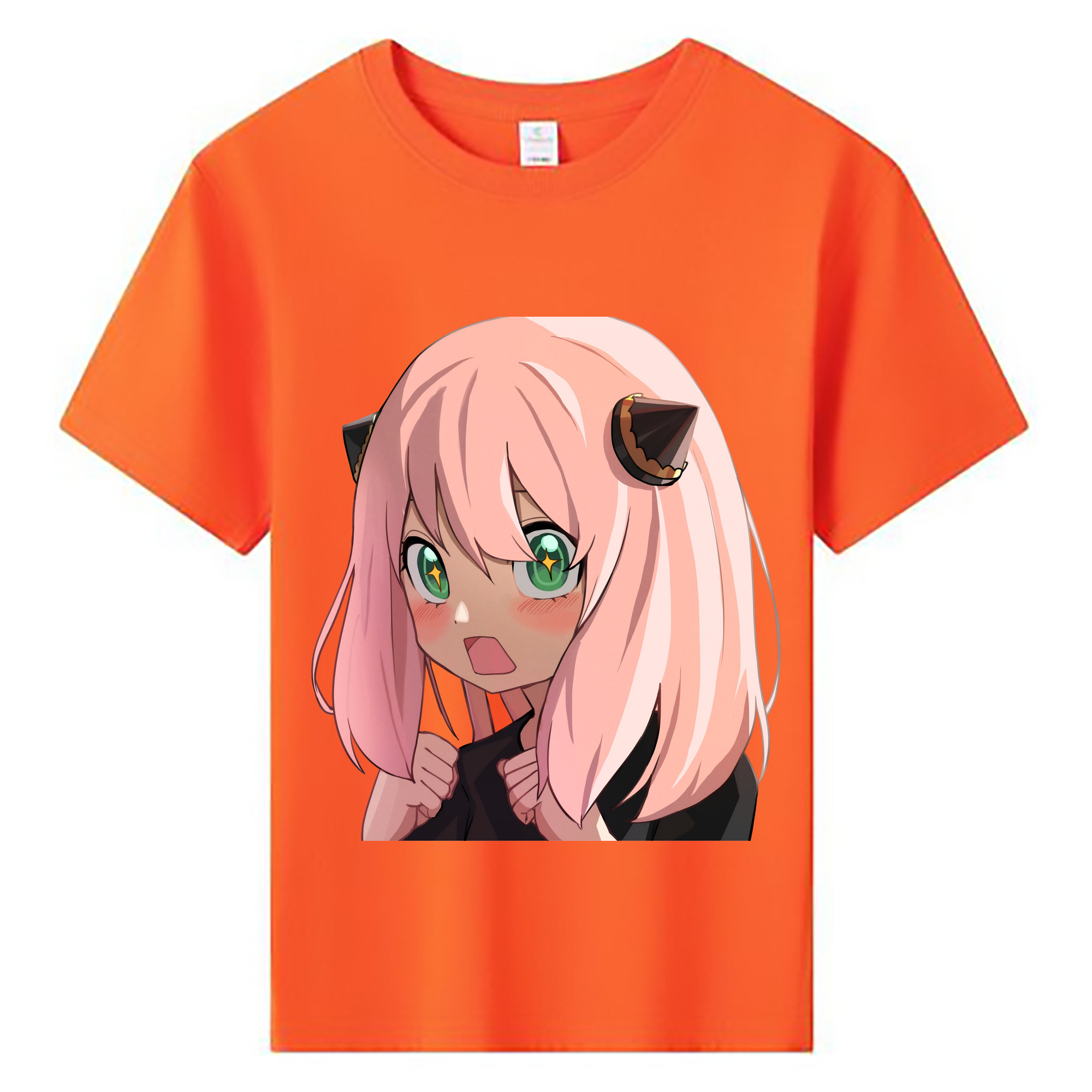 （画像用） SPY×FAMILY间谍家家酒 綿100％キッズTシャツ（フロントプリント）